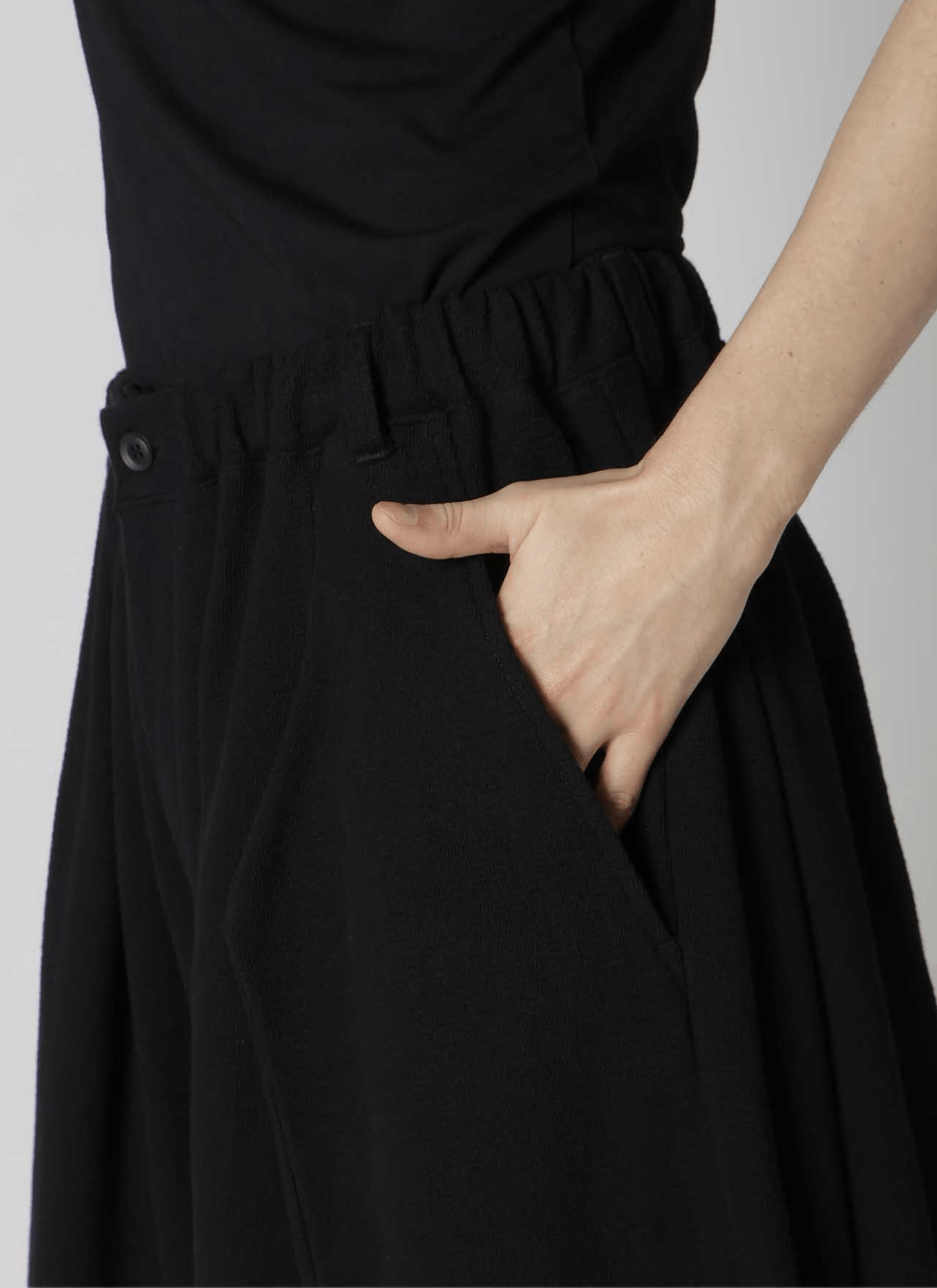 Yohji Yamamoto Yohji Yamamoto Pour Homme AW24 - JERSEY TUCK PANTS Size US 32 / EU 48 - 7 Thumbnail