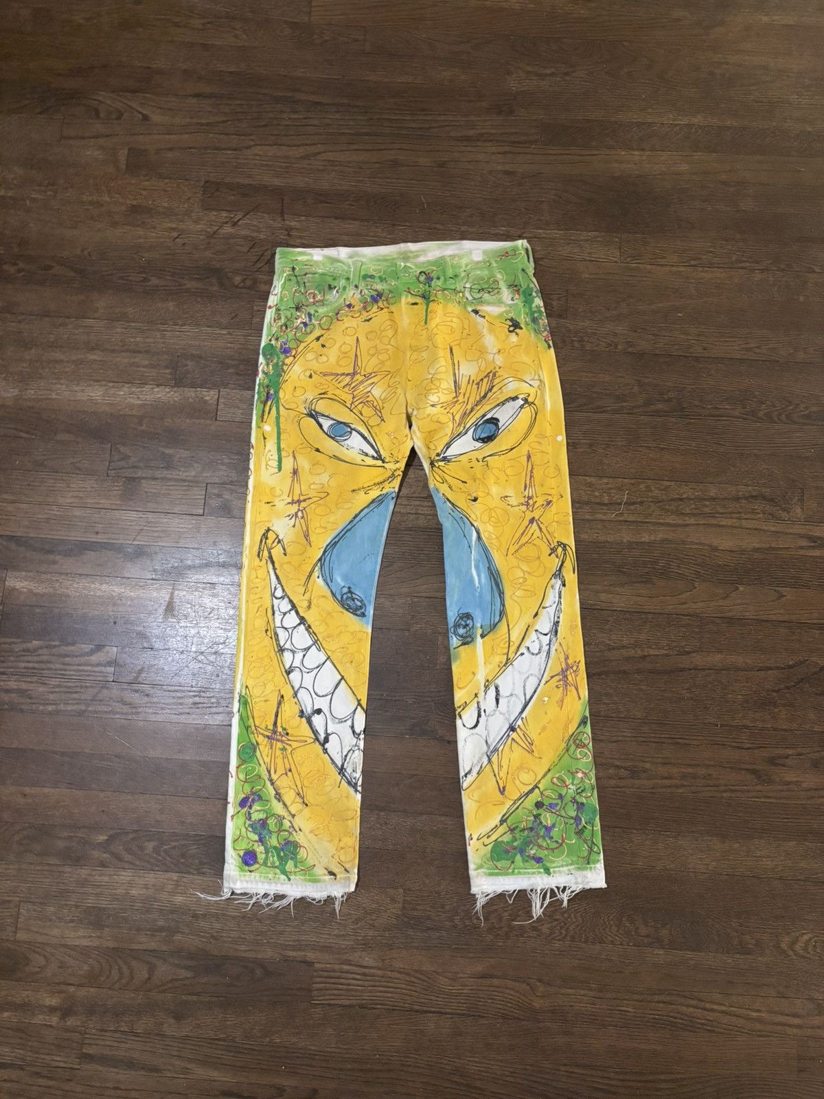 Levi's Nyreearts faces custom Levi’s Size US 34 / EU 50 - 1 Thumbnail