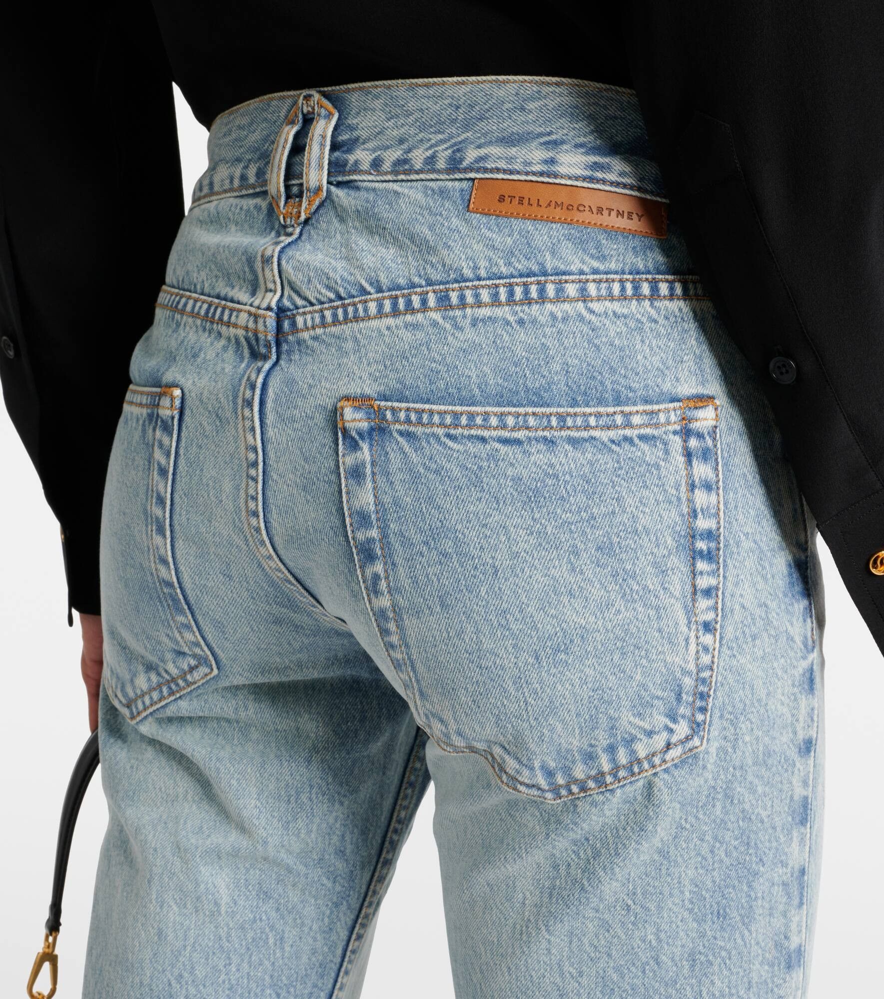 Stella McCartney o1s22i1n1024 Slim Fit Jeans in Blue Size 28" / US 6 / IT 42 - 6 Thumbnail
