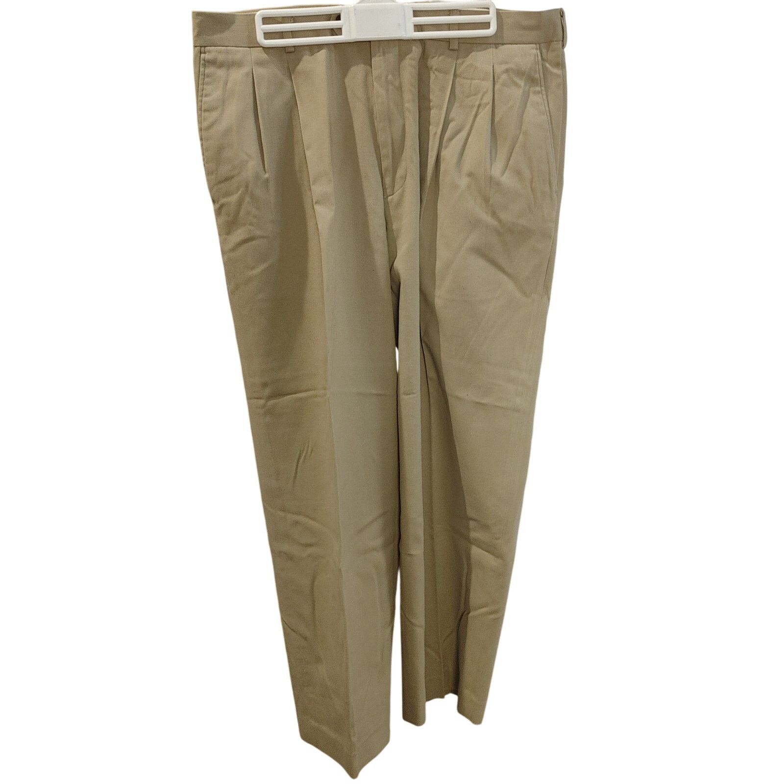 Other Travel Smith Men's 36W Beige Khaki Straight Leg Dress Pants Size US 36 / EU 52 - 1 Thumbnail