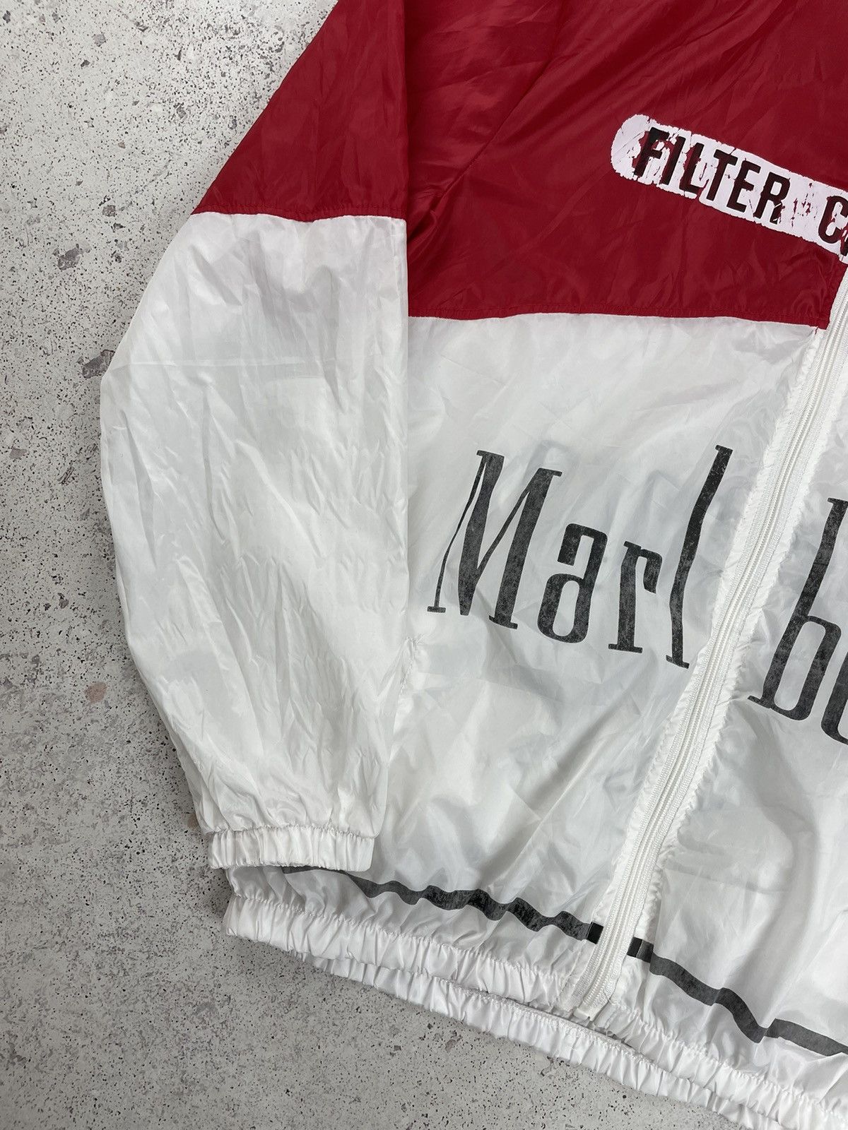 Marlboro × Vintage Vintage Marlboro Cigarettes Smoking Kills Light Jacket Size US L / EU 52-54 / 3 - 3 Thumbnail