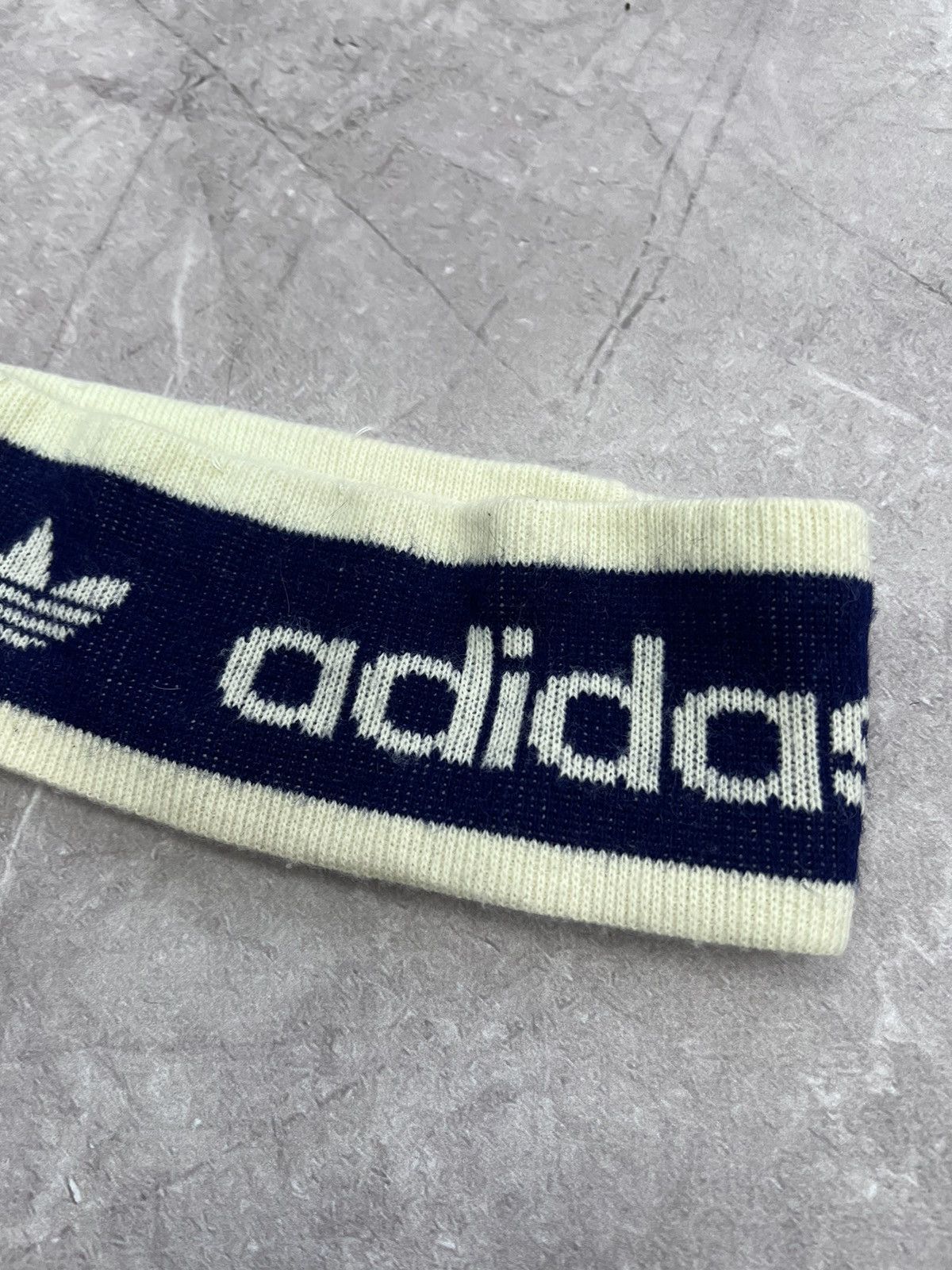 Adidas × Vintage SALE💣💣 VINTAGE 80s ADIDAS WEST GERMANY KNITED HAT Size ONE SIZE - 4 Thumbnail