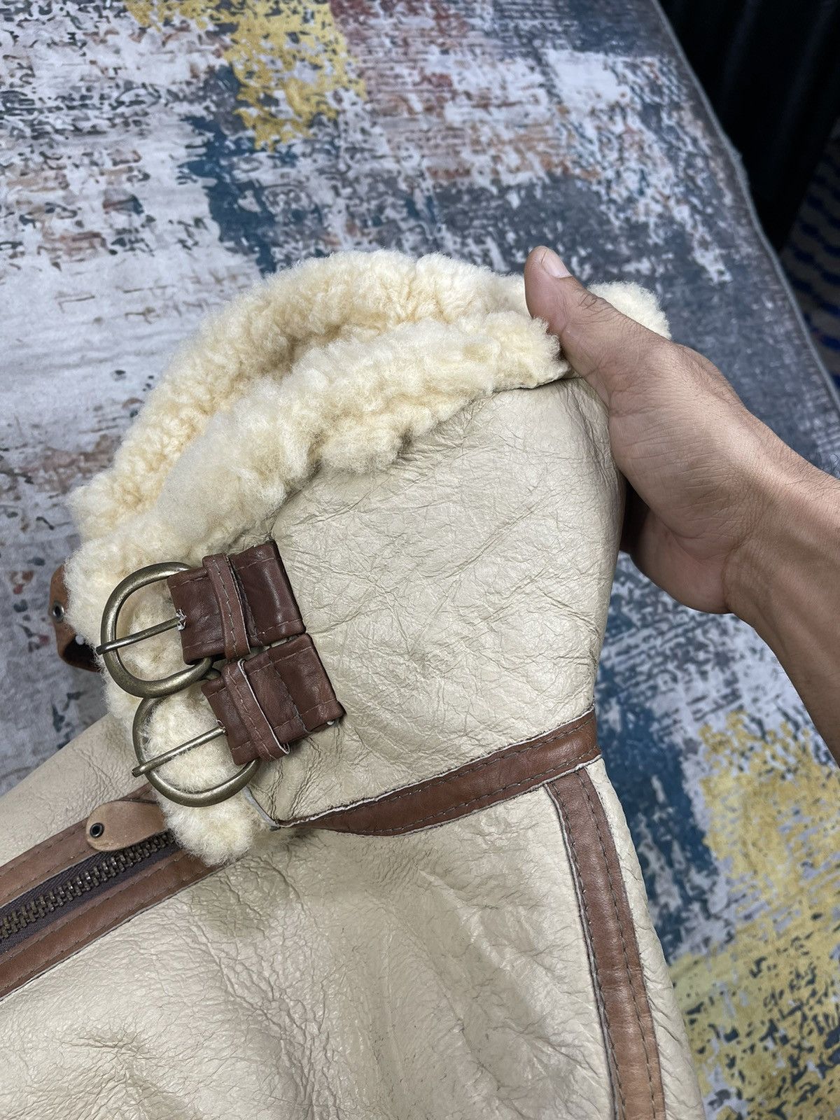 Schott Vtg Schott USAAF Type B-3 Shearling Bombers Size US XXS / EU 40 - 14 Thumbnail