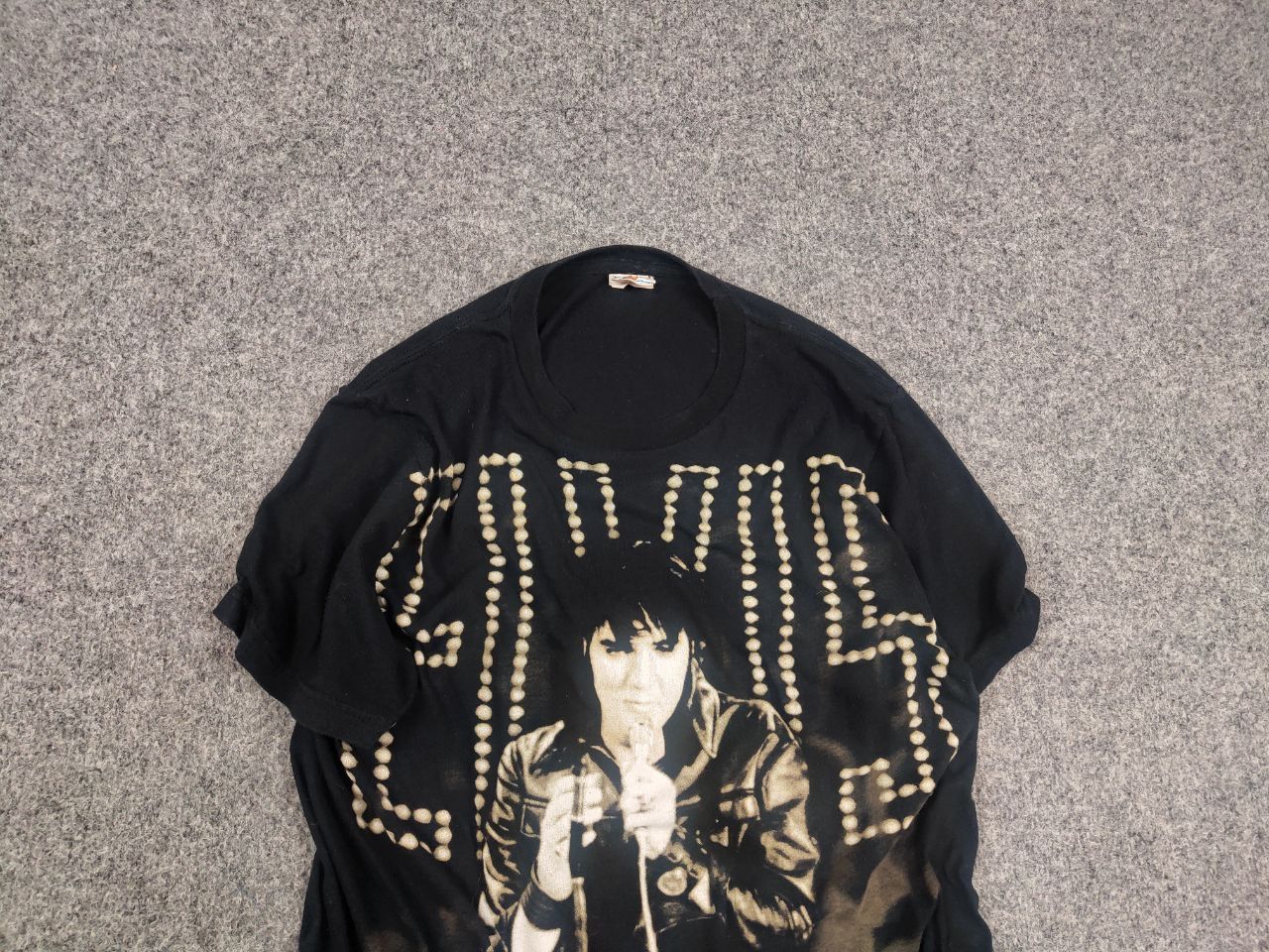 Vintage Vintage Elvis Presley all over print Black Shirt Size US M / EU 48-50 / 2 - 4 Thumbnail