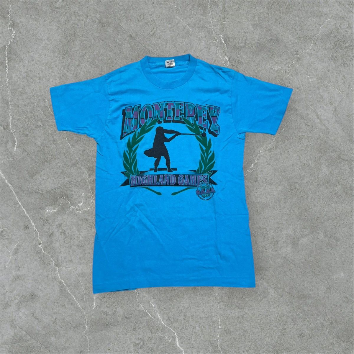 Vintage × basketcase gallery Vintage 80s Monterey Highland Games Single Stitch Size US M / EU 48-50 / 2 - 1 Thumbnail