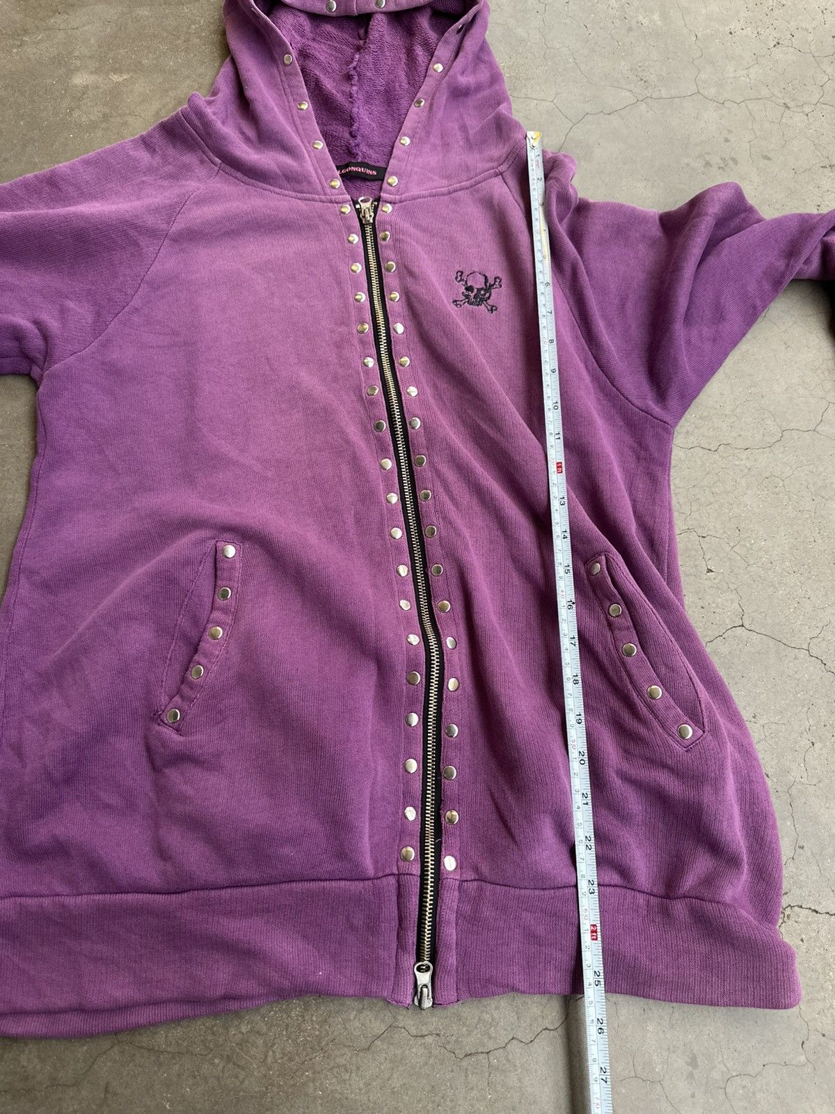 20471120 Algonquins Seditionaries Studded Distressed Hoodie Size US M / EU 48-50 / 2 - 9 Thumbnail