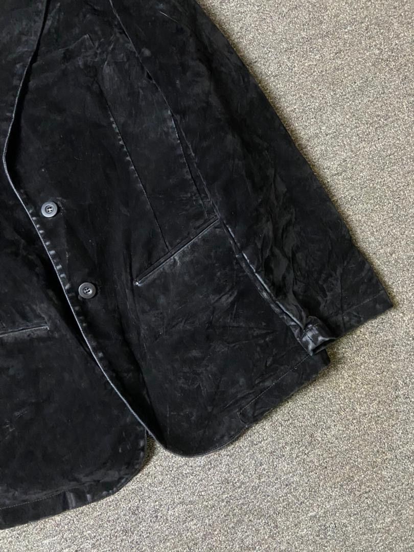 Japanese Brand Acoustic Brand Single Breasted Velvet Suede Blazer (176) Size US M / EU 48-50 / 2 - 8 Thumbnail