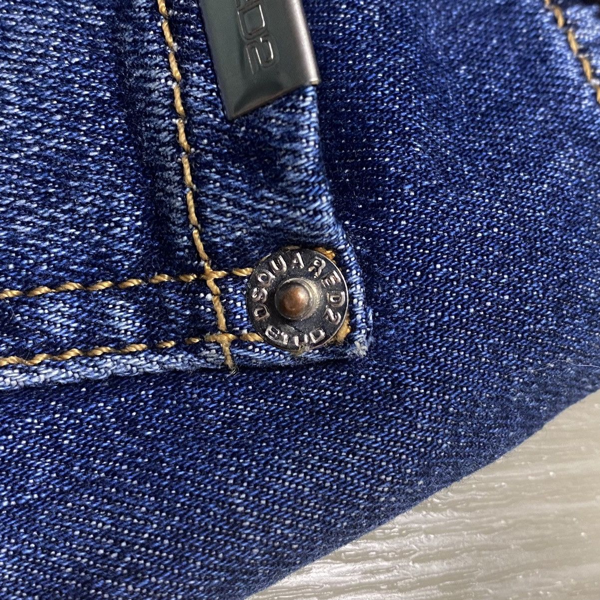 Dsquared2 Dsquared2 Distressed Washed Torn Denim Jeans Big Leather Tag Size US 38 / EU 54 - 6 Thumbnail
