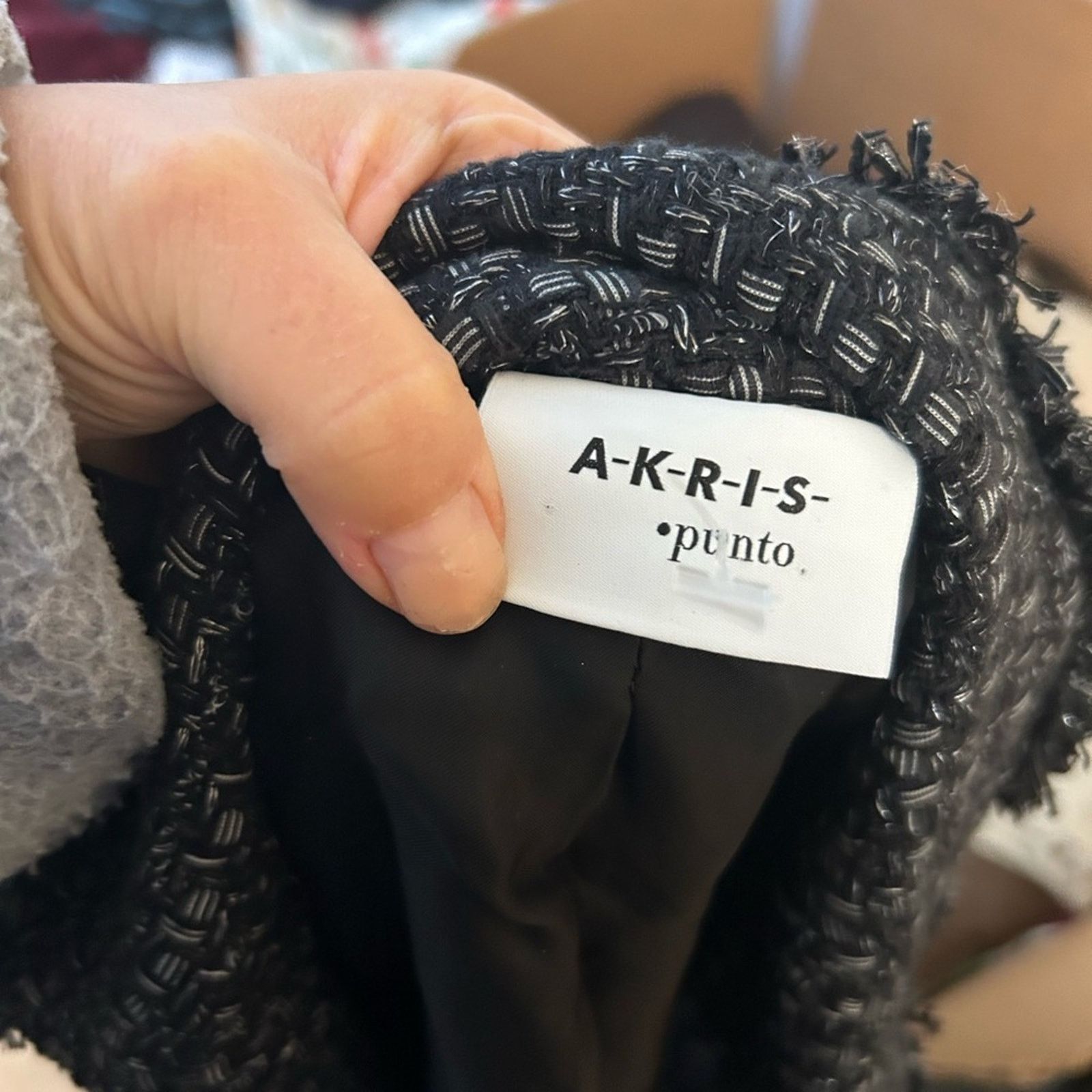 Akris Akris Punto Metallic Tweed Blazer Size M / US 6-8 / IT 42-44 - 3 Thumbnail