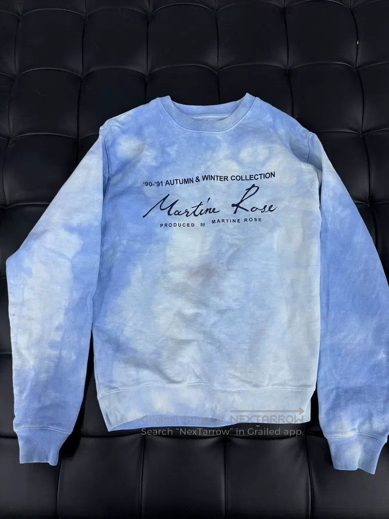 Martine Rose Tie-dye round-neck sweatshirt