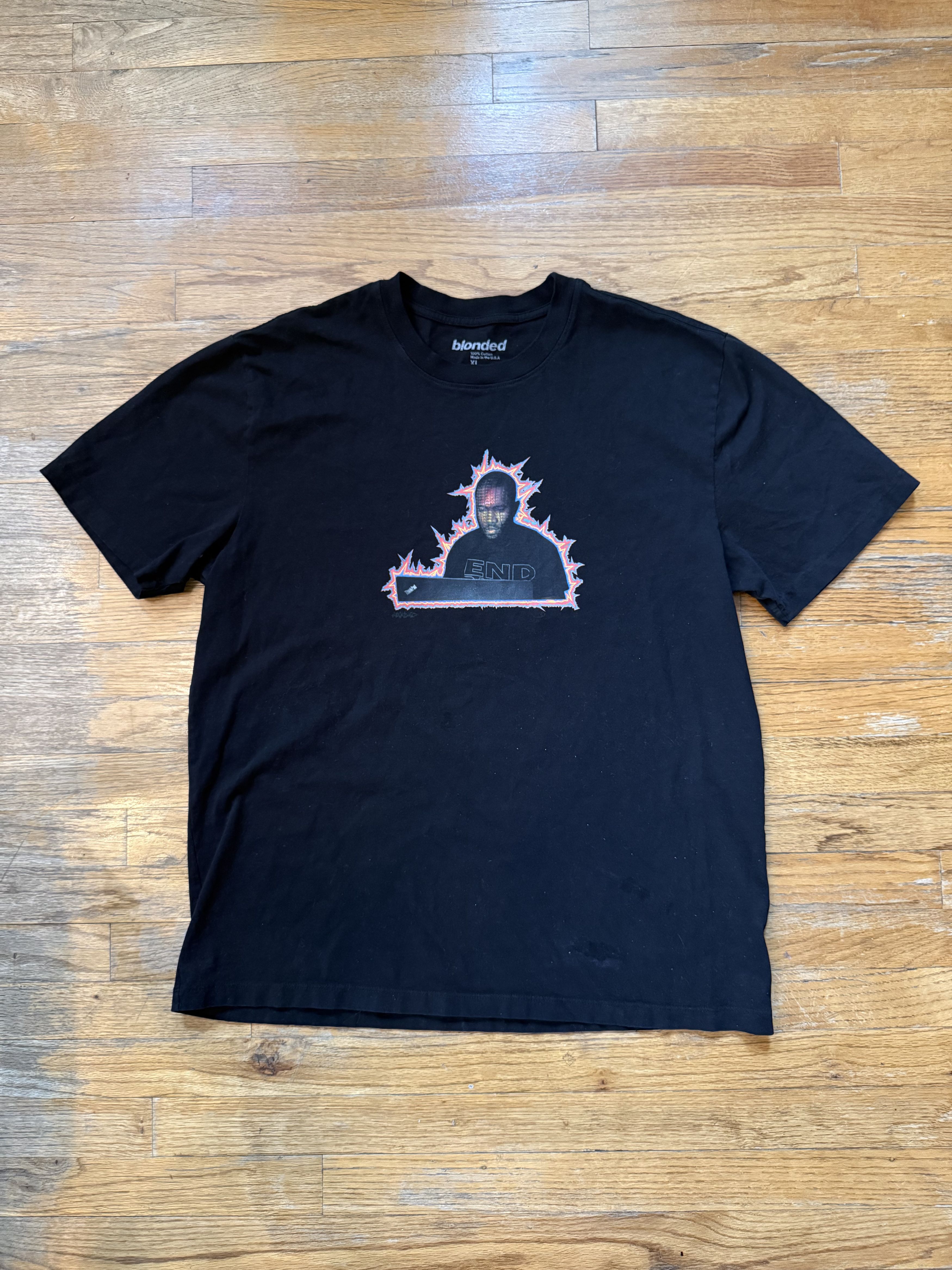 ミュージシャン Frank Ocean blonded Glow Box Energy Tee Frank Ocean Frank Ocean Blonded Glow Box Energy Tee Radio Black