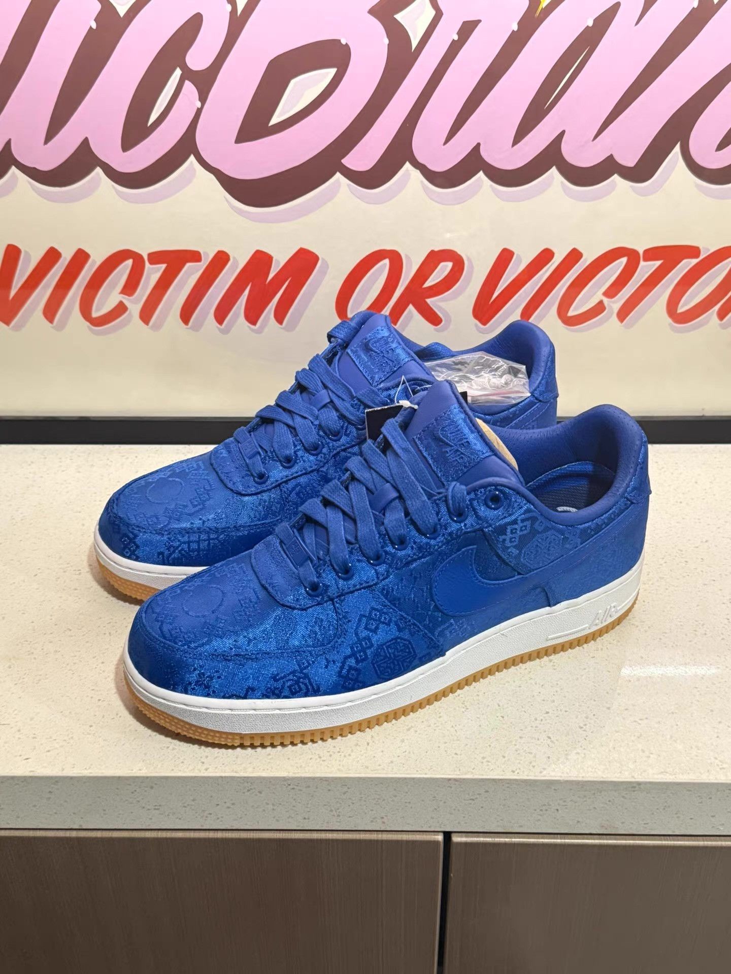 Nike CLOT x Nike Air Force 1 Low 「Blue Silk」unise﻿x sneakers Ｑ20 Size US 8.5 / EU 41-42 - 1 Thumbnail