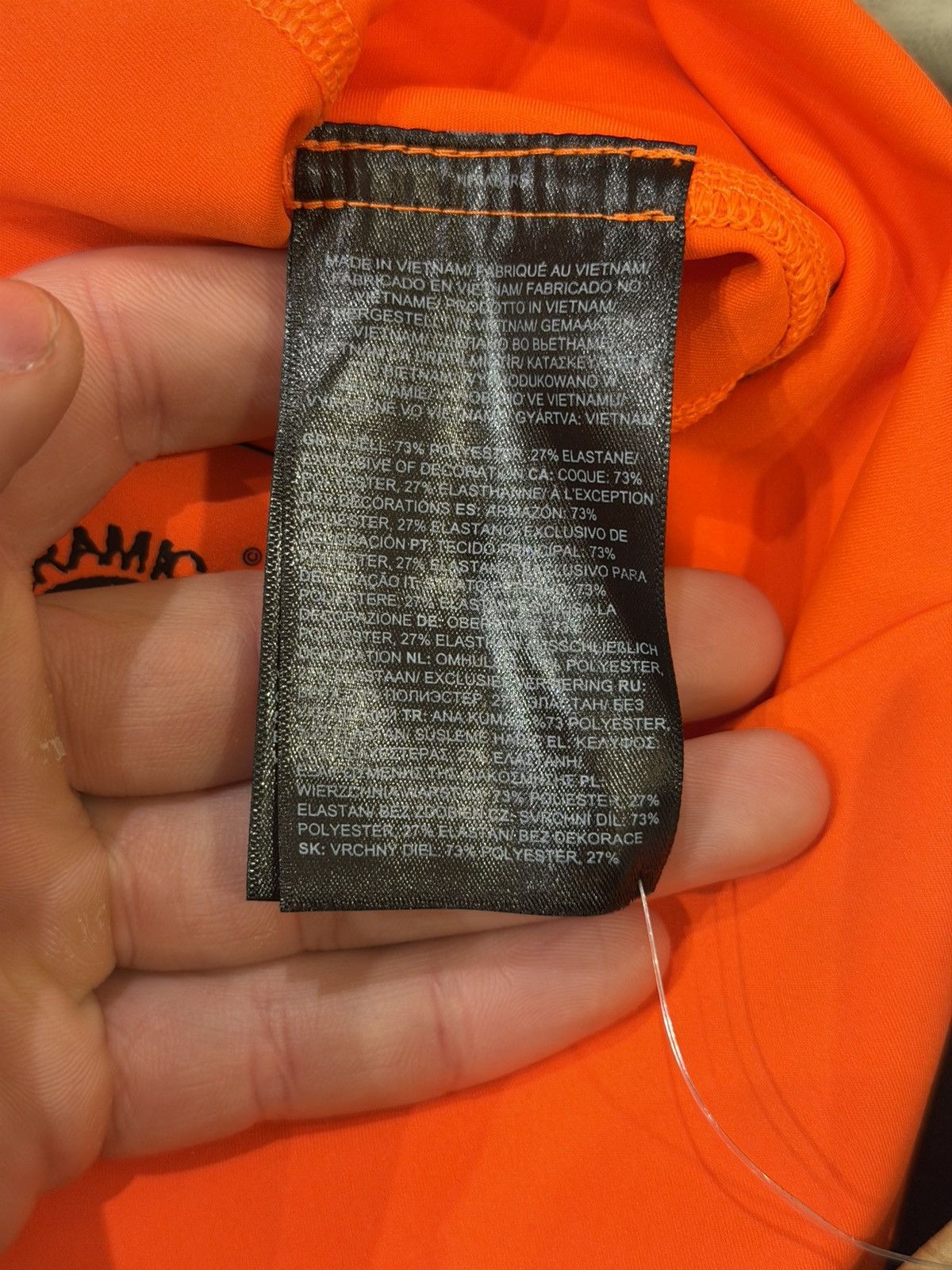 Online Ceramics × The North Face The North Face x Online Ceramics Biker Shorts - Orange Size 22" - 4 Thumbnail