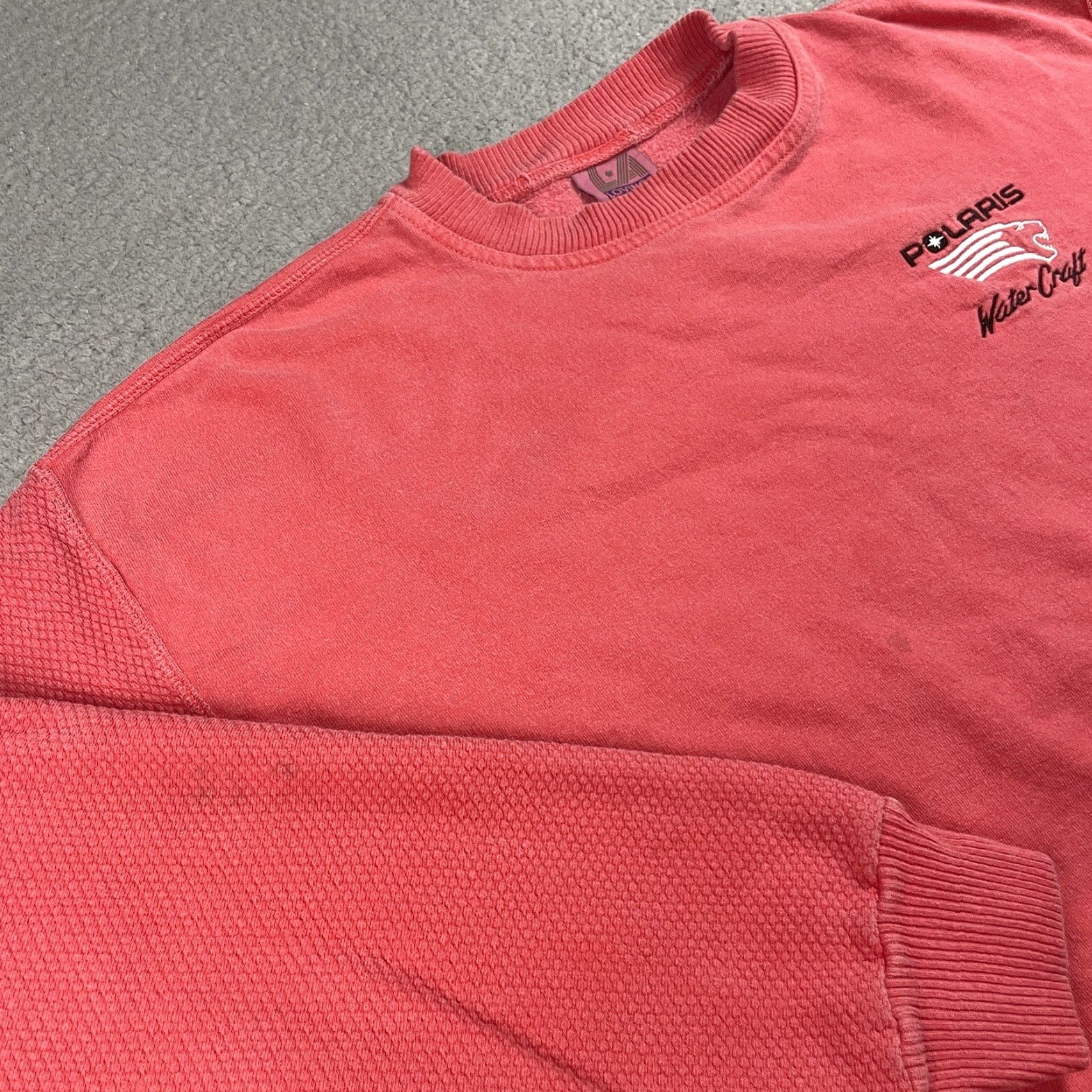 Vintage VINTAGE Polaris Sweatshirt Men Adult Medium Red Embroidered Racing Snowmobile 90s? Size US M / EU 48-50 / 2 - 5 Thumbnail