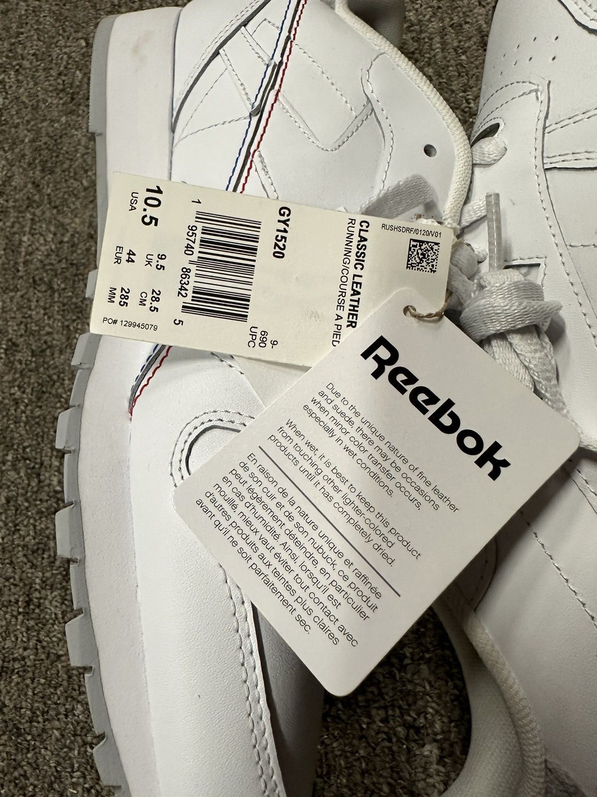 Reebok Reebok classic low top sneakers Size US 10.5 / EU 43-44 - 3 Thumbnail