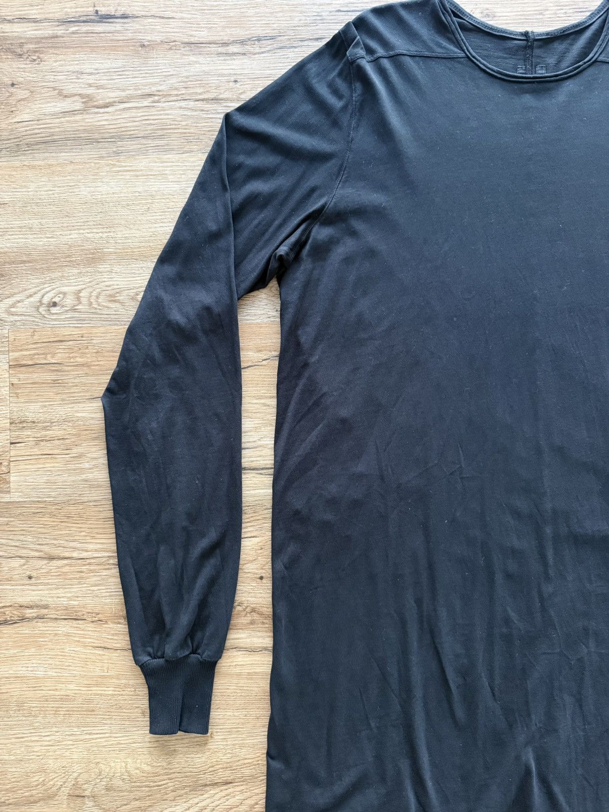 Rick Owens Rick Owens Level Long Sleeve – Black Size US XL / EU 56 / 4 - 4 Thumbnail