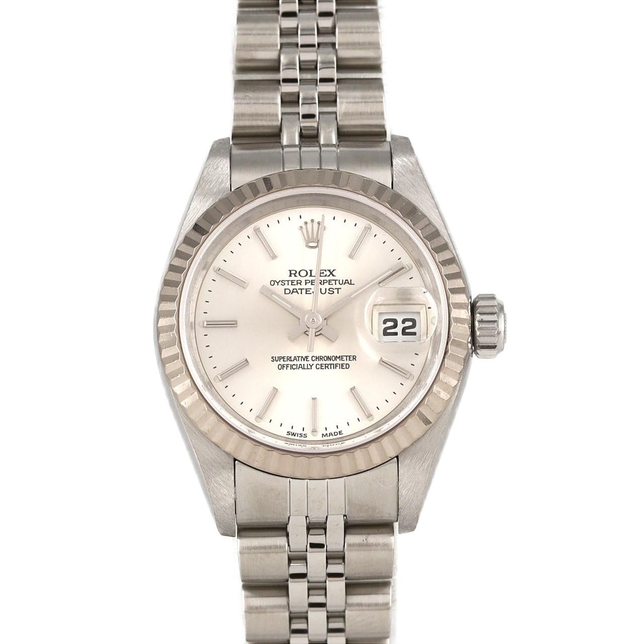 Rolex Rolex Rolex Datejust Stainless Steel x White Gold Precious Metal Automatic 79174 DUTY FREE for USA Size ONE SIZE - 1 Thumbnail