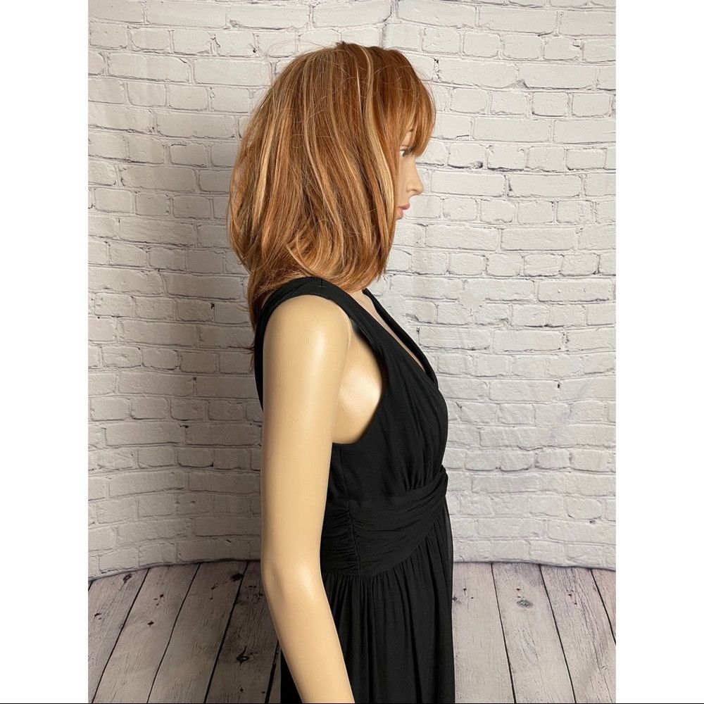 Donna Morgan Donna Morgan Julie Twist-Waist Black Silk Chiffon Gown Even Size M / US 6-8 / IT 42-44 - 3 Thumbnail