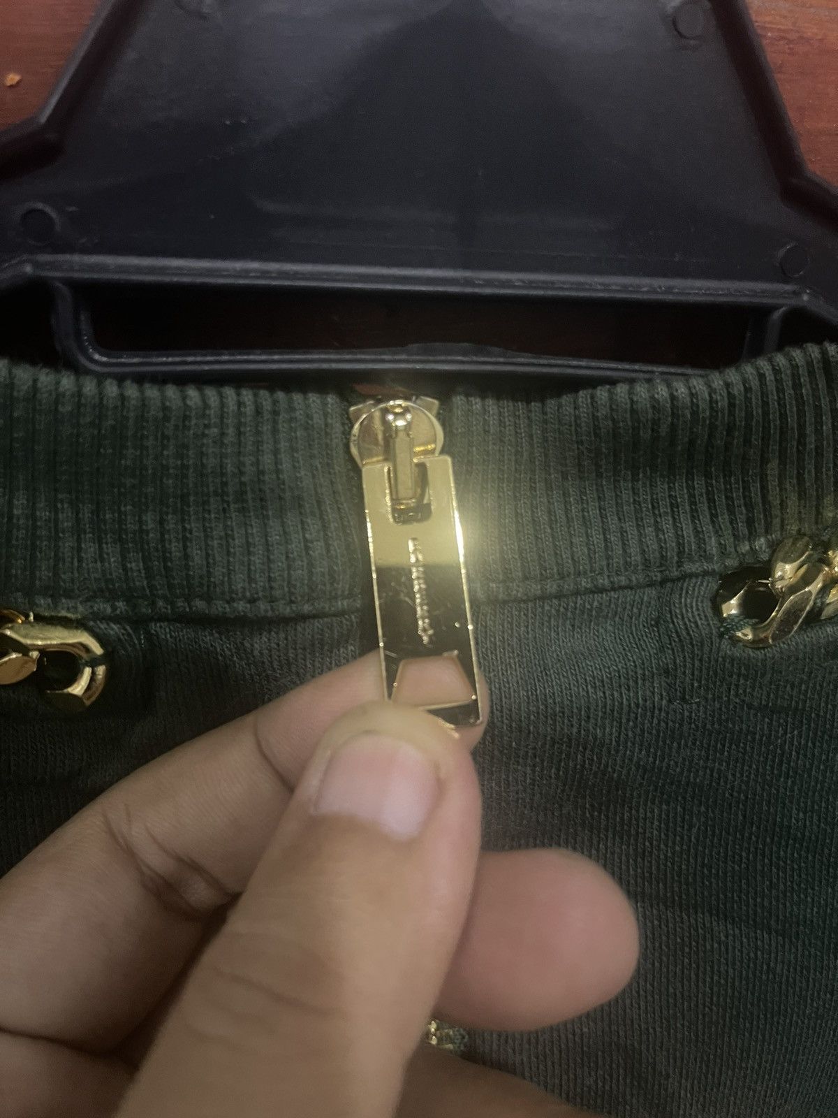 Burberry Burberry Cuban Chain Green Sweatshirt Size L Size US L / EU 52-54 / 3 - 10 Thumbnail