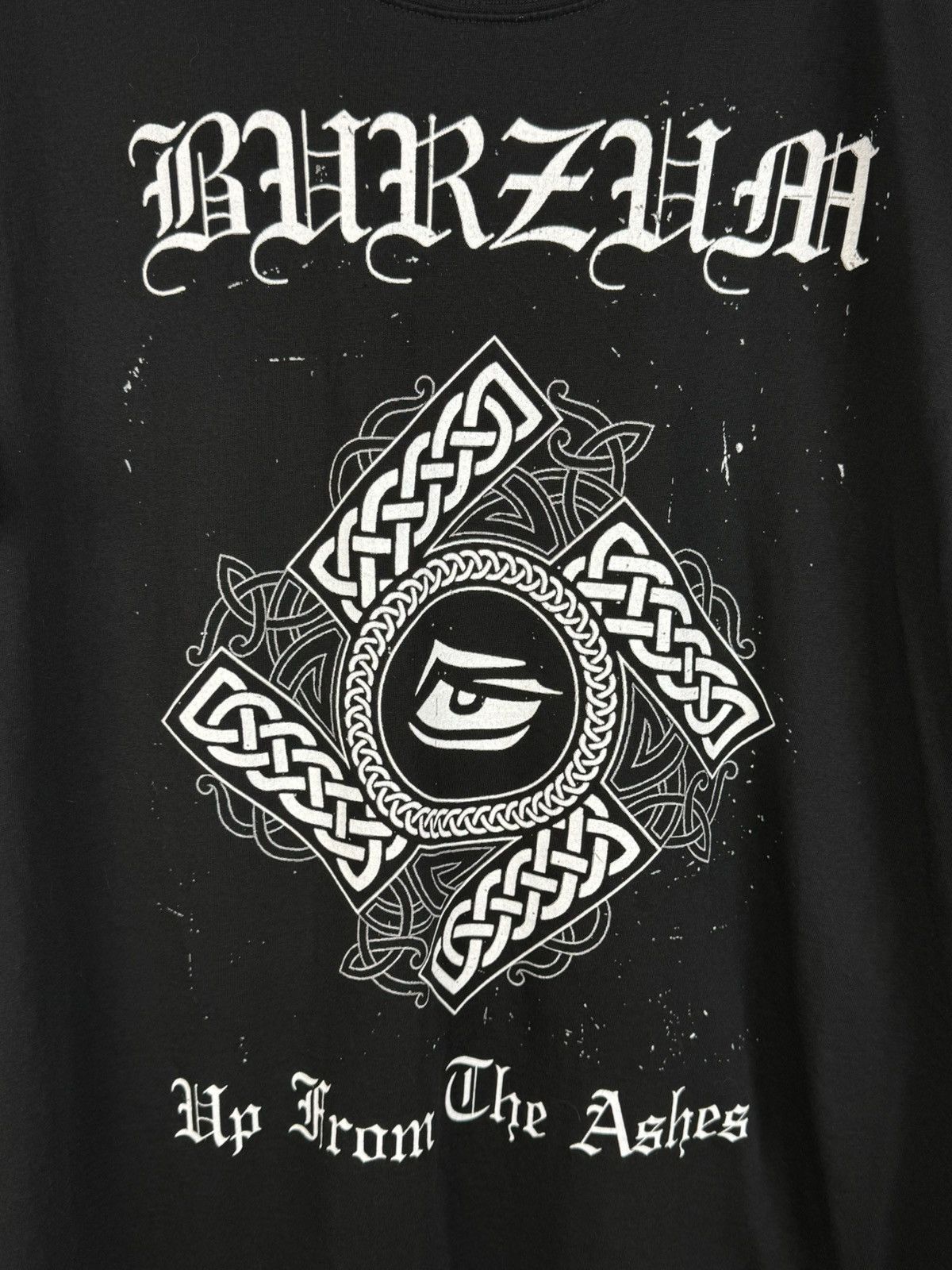 Band Tees Vintage Burzum Up From The Ashes Black Metal T-Shirt Size M Size US M / EU 48-50 / 2 - 2 Thumbnail