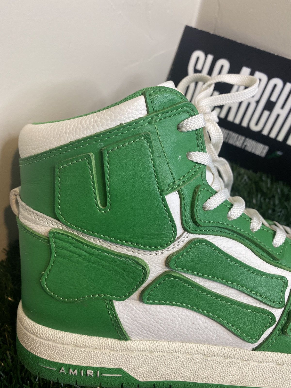 Amiri Men's Skel-Top High “Green” Size US 10 / EU 43 - 18 Thumbnail