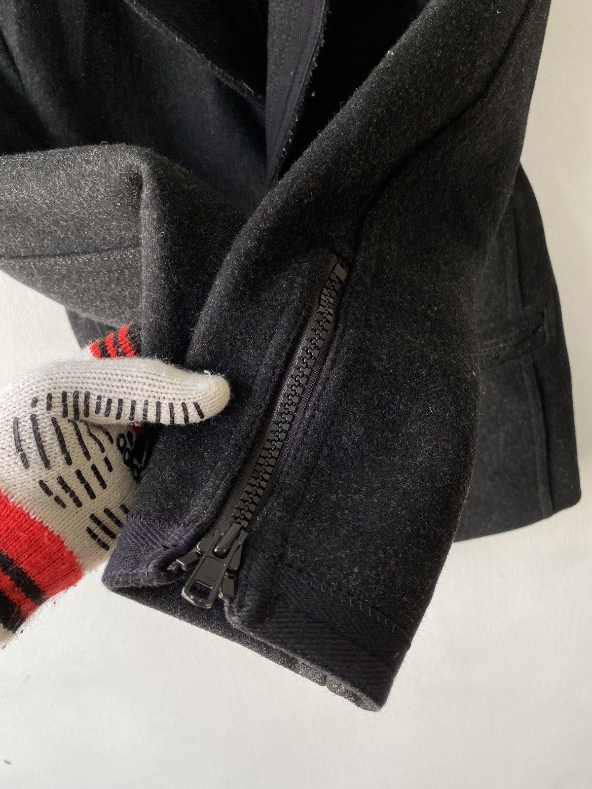 Untitled Artworks × Untitled&Co Untitled Men Wool Heavy Coat Jacket Size US S / EU 44-46 / 1 - 10 Thumbnail