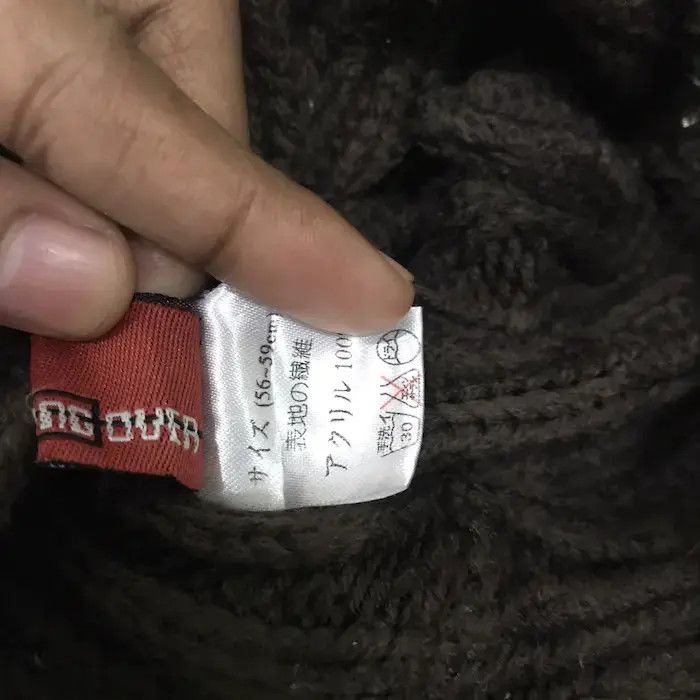 Japanese Brand Hang Over Beanie Hat Size ONE SIZE - 6 Thumbnail