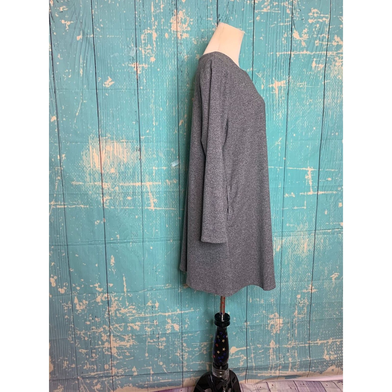 J. Jill Pure Jill gray long sleeves mini dress size Medium Size M / US 6-8 / IT 42-44 - 7 Thumbnail