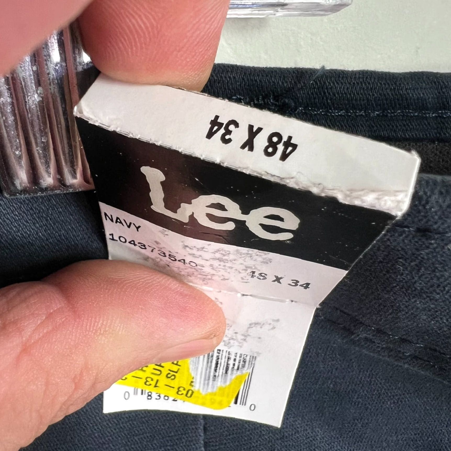 Lee Lee Extreme Comfort Straight Pants Mens Size 48x34 Blue Relaxed Fit Casual Workwear Size US 32 / EU 48 - 6 Thumbnail