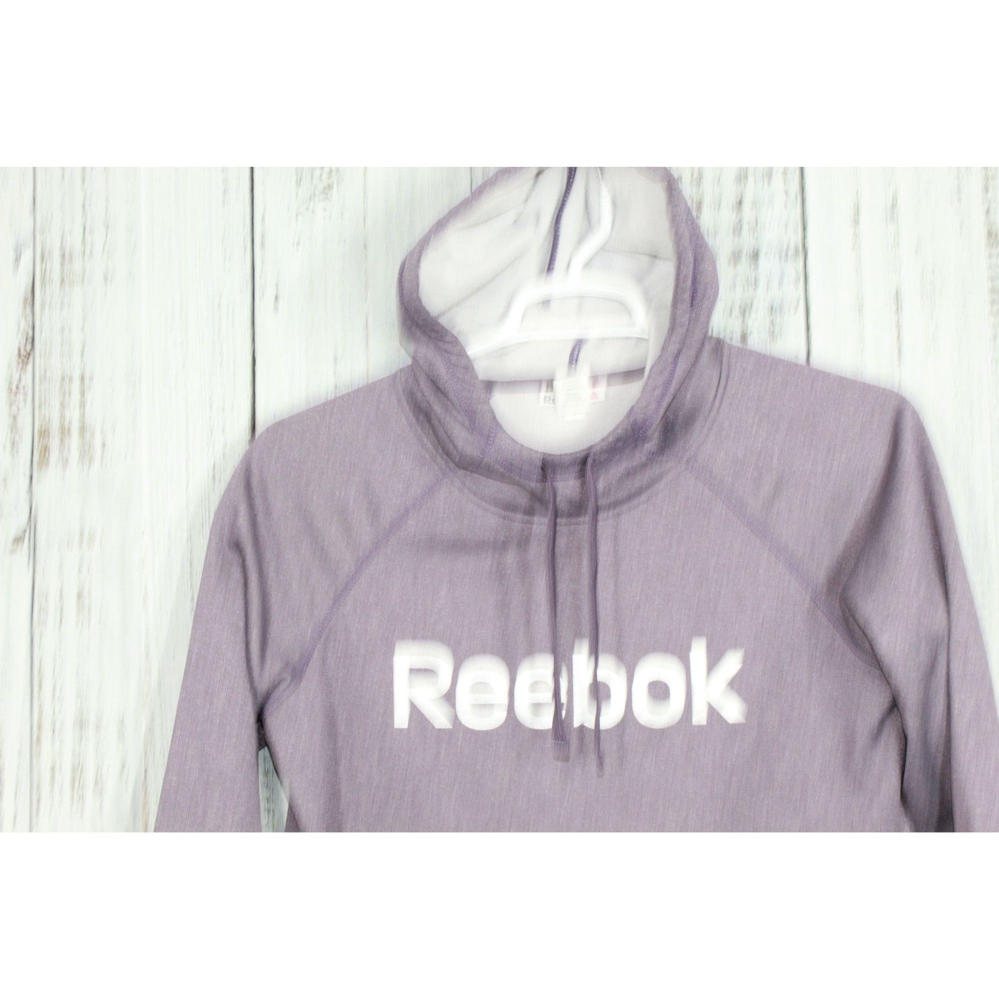 Reebok Reebok Purple Athleisure Hoodie Women’s Sweatshirt Size L Size L / US 10 / IT 46 - 2 Thumbnail