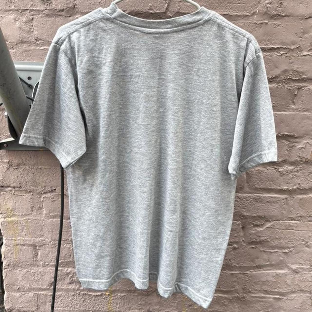 Vintage Vintage 90s Grey Buddhist Temple Monk Graphic T-Shirt Size US M / EU 48-50 / 2 - 2 Thumbnail