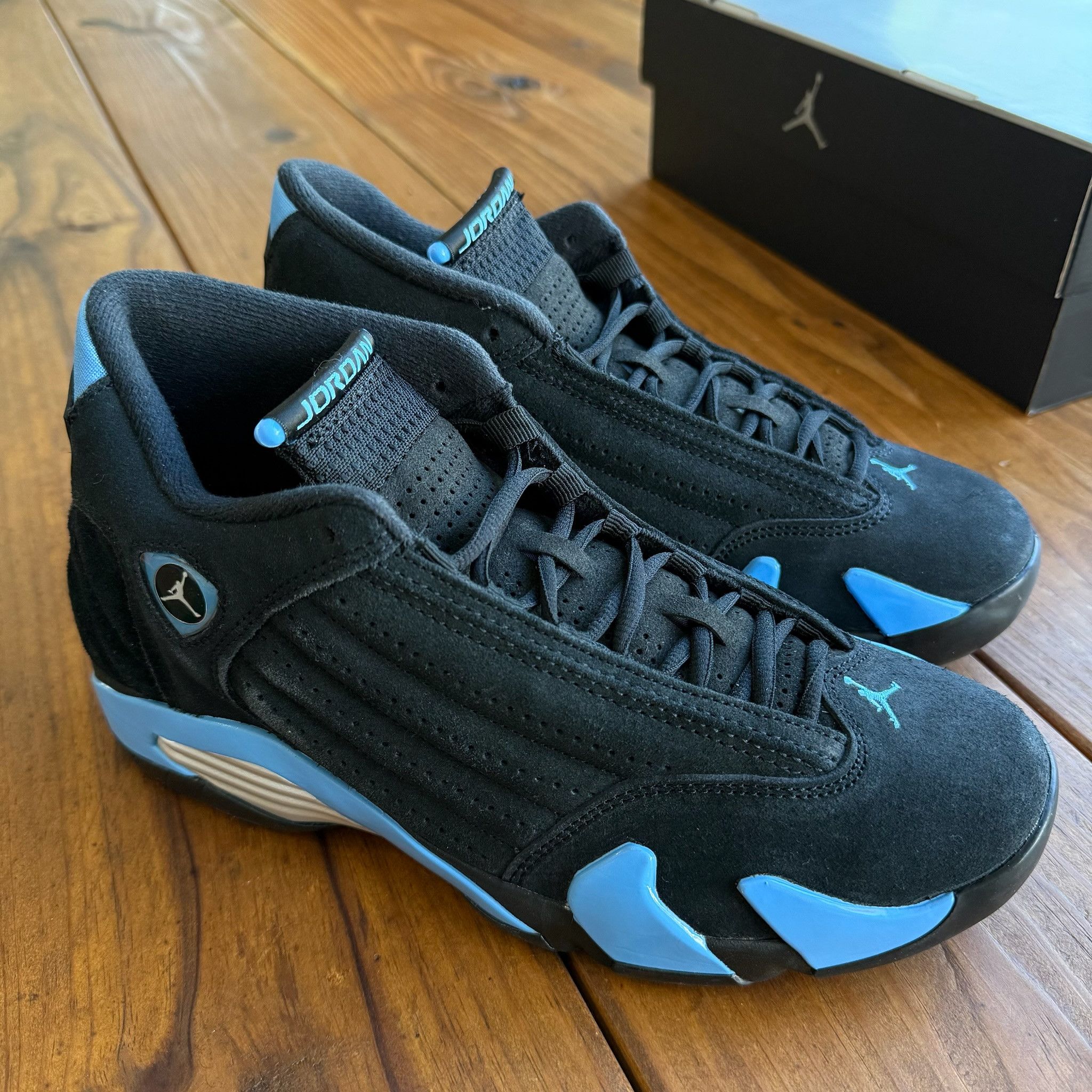 Jordan Brand Jordan 14 Retro 'Black University Blue' 2026 - 487471-007 Size US 13 / EU 46 - 7 Thumbnail