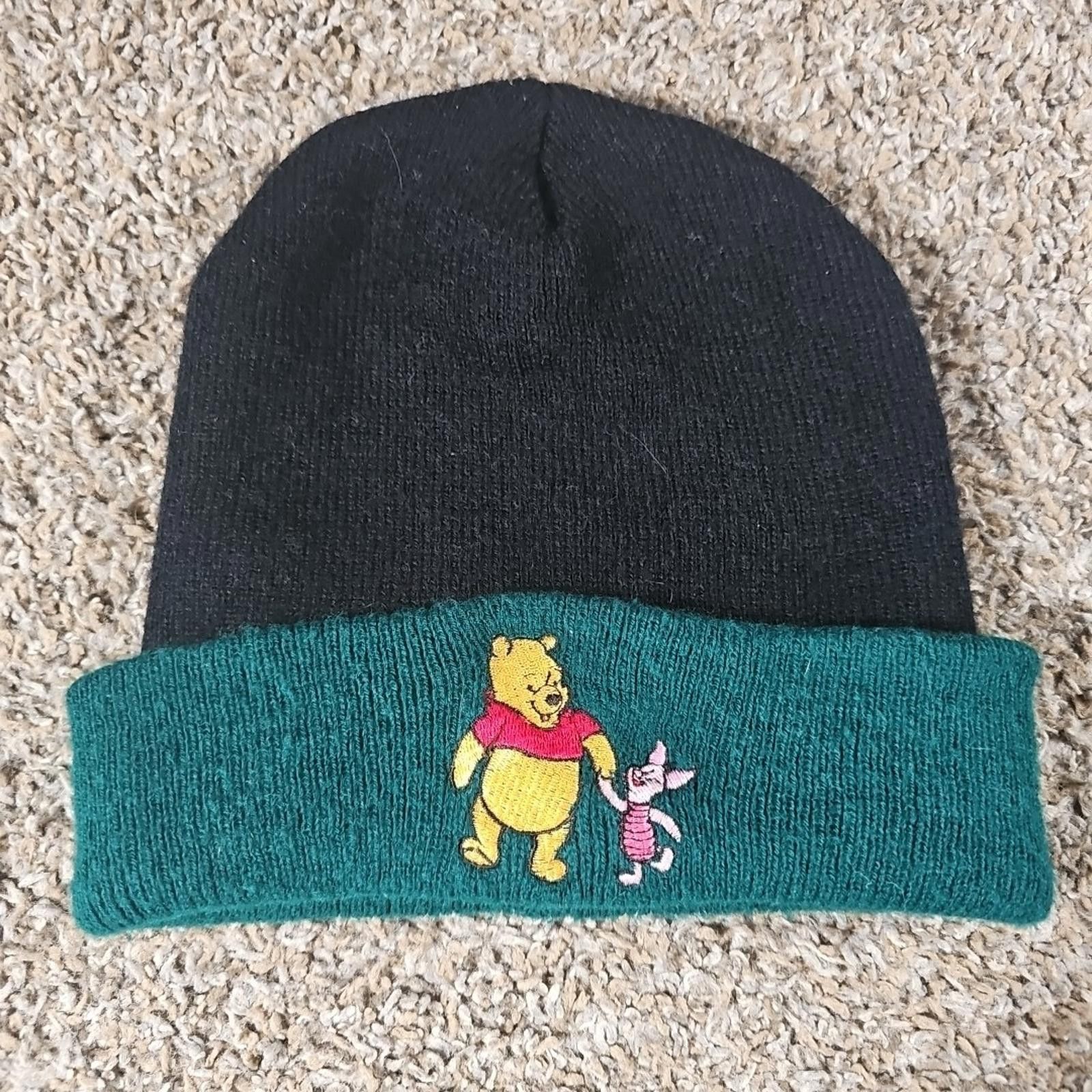 Disney Disney POOH PIGLET Winter Beanie Hat 100% Acrylic Size ONE SIZE - 1 Thumbnail