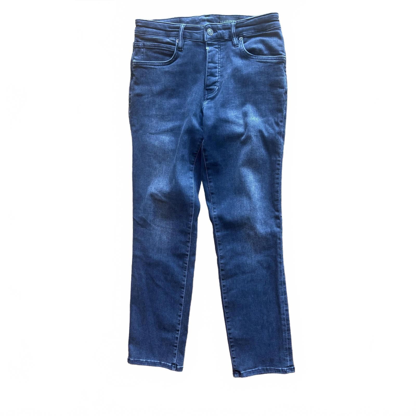 Allsaints AllSaints Sid Black Skinny Fit Denim Jeans 30/30 Size US 30 / EU 46 - 1 Thumbnail