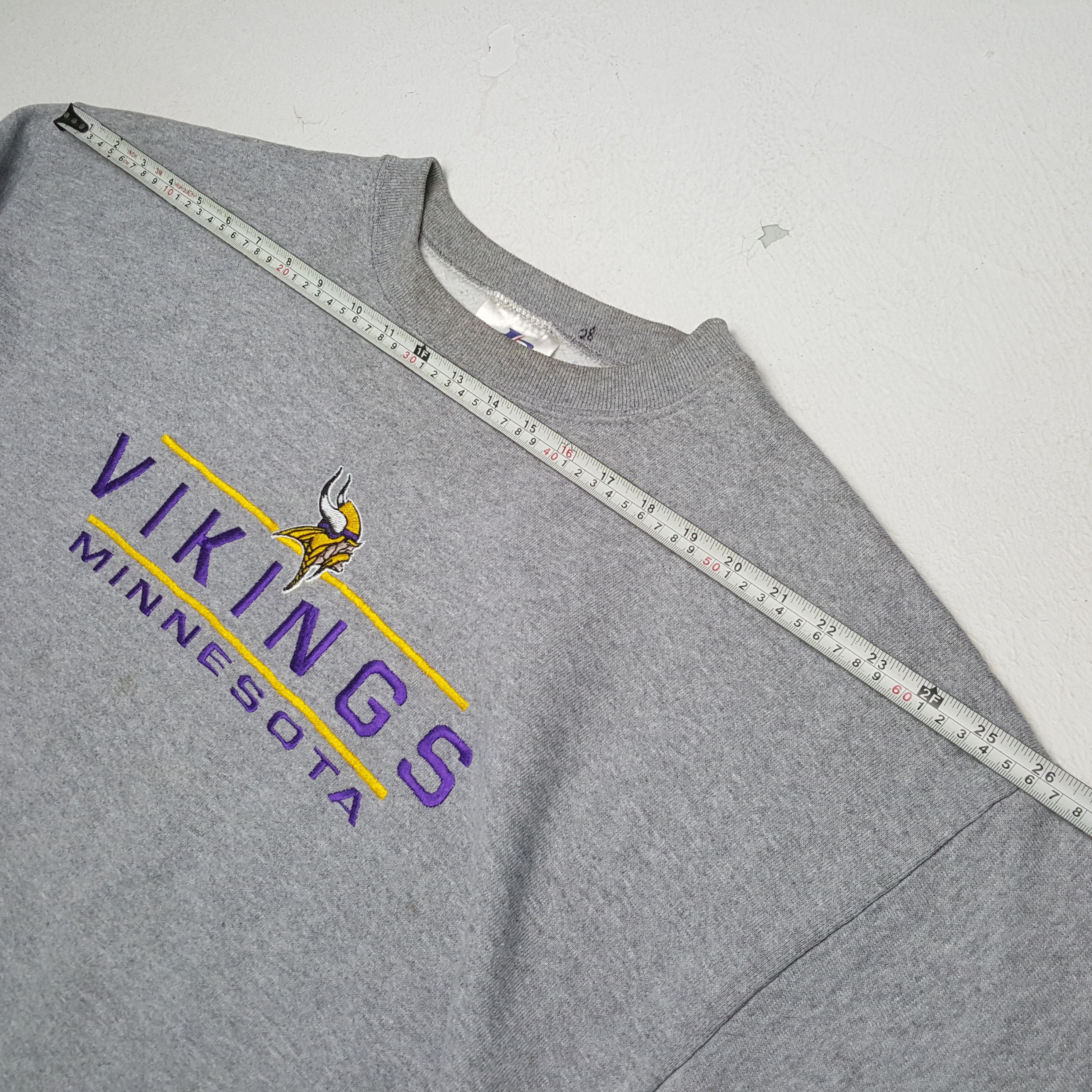 NFL × Vintage Vintage VIKINGS MINNESOTA NFL American Football Sweatshirt Size US XL / EU 56 / 4 - 4 Thumbnail