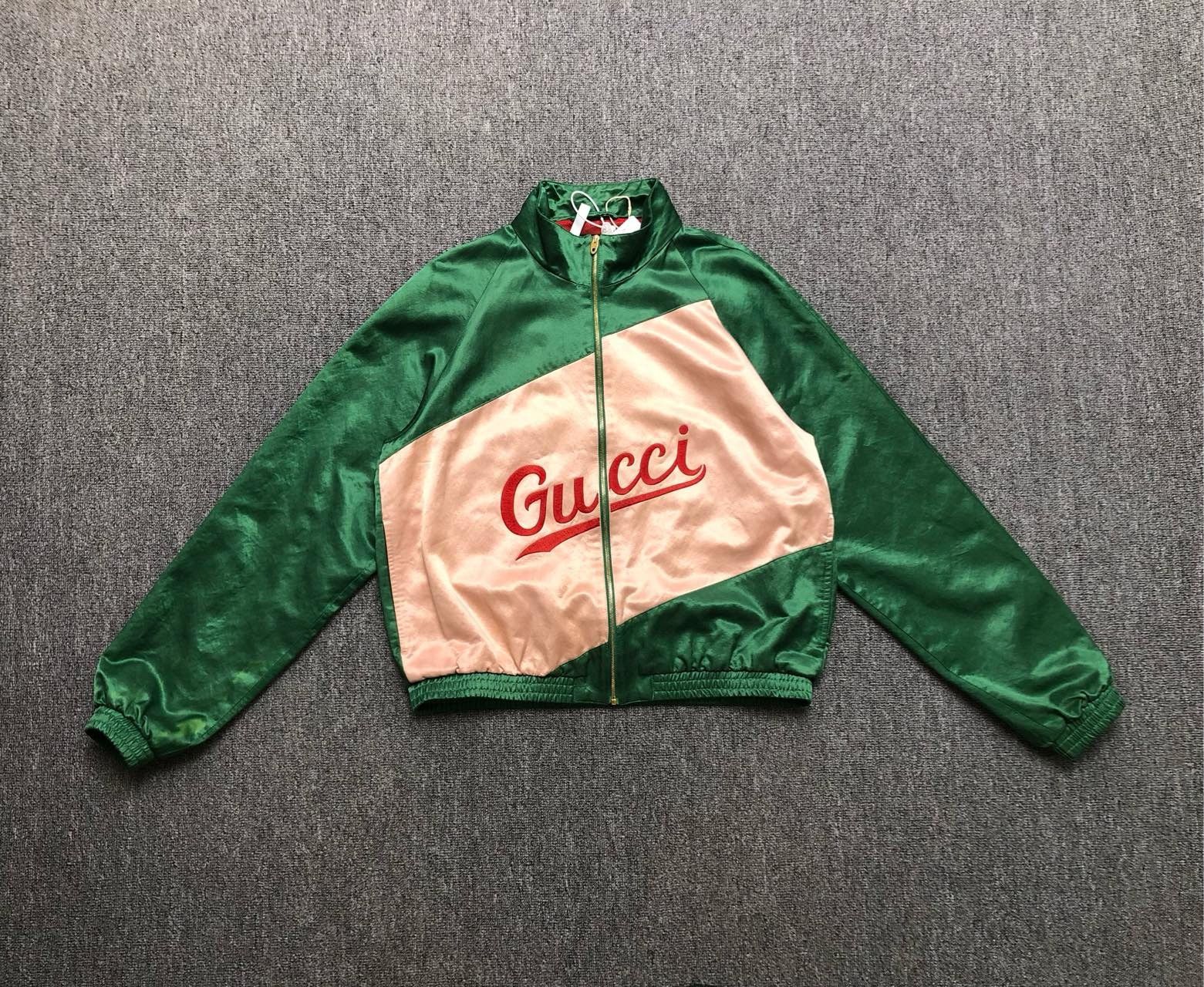 Gucci Gucci Letter embroidery logo zipper jacket 2501-Nextarrow Size US M / EU 48-50 / 2 - 1 Thumbnail