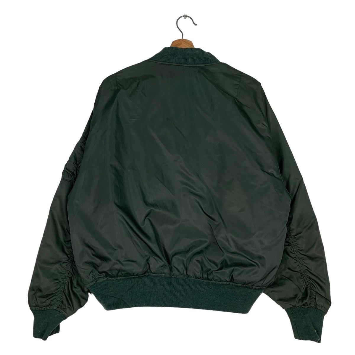 Japanese Brand GLEEMAN MA-1 Flight Bomber Jacket #0864-C39 Size US M / EU 48-50 / 2 - 7 Thumbnail