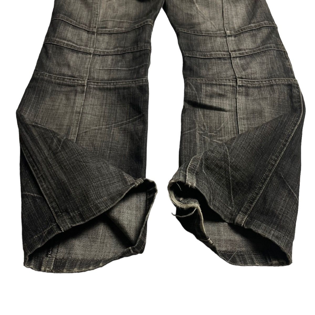 If Six Was Nine 🇯🇵 VINTAGE NICOLE CLUB FOR MEN PATCHWORK DENIM PANTS Size US 30 / EU 46 - 11 Thumbnail