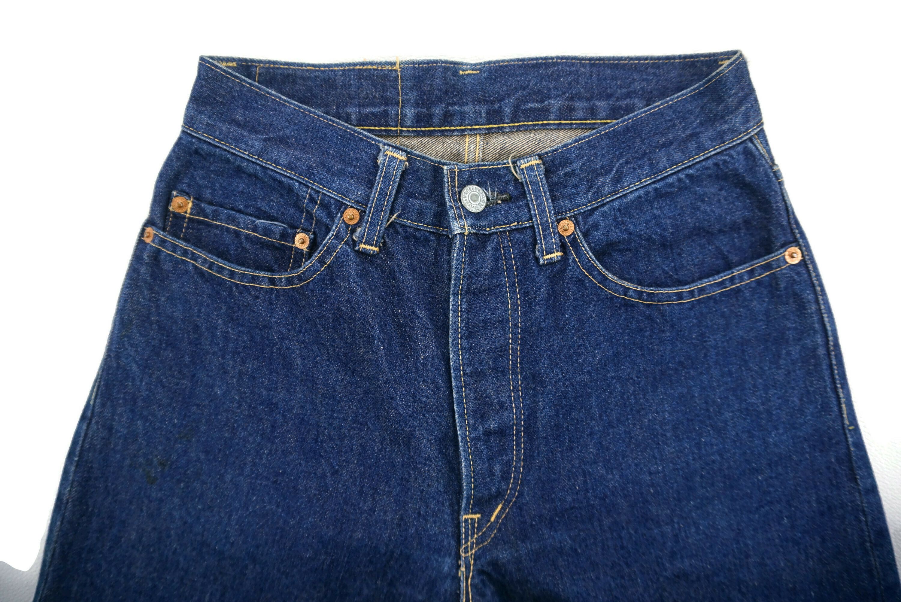 HOLLYWOOD RANCH MARKET HRM Hand Made Selvedge Jeans W26xL28 Blue Blue Ankle Denim Size 26" / US 2 / IT 38 - 5 Thumbnail