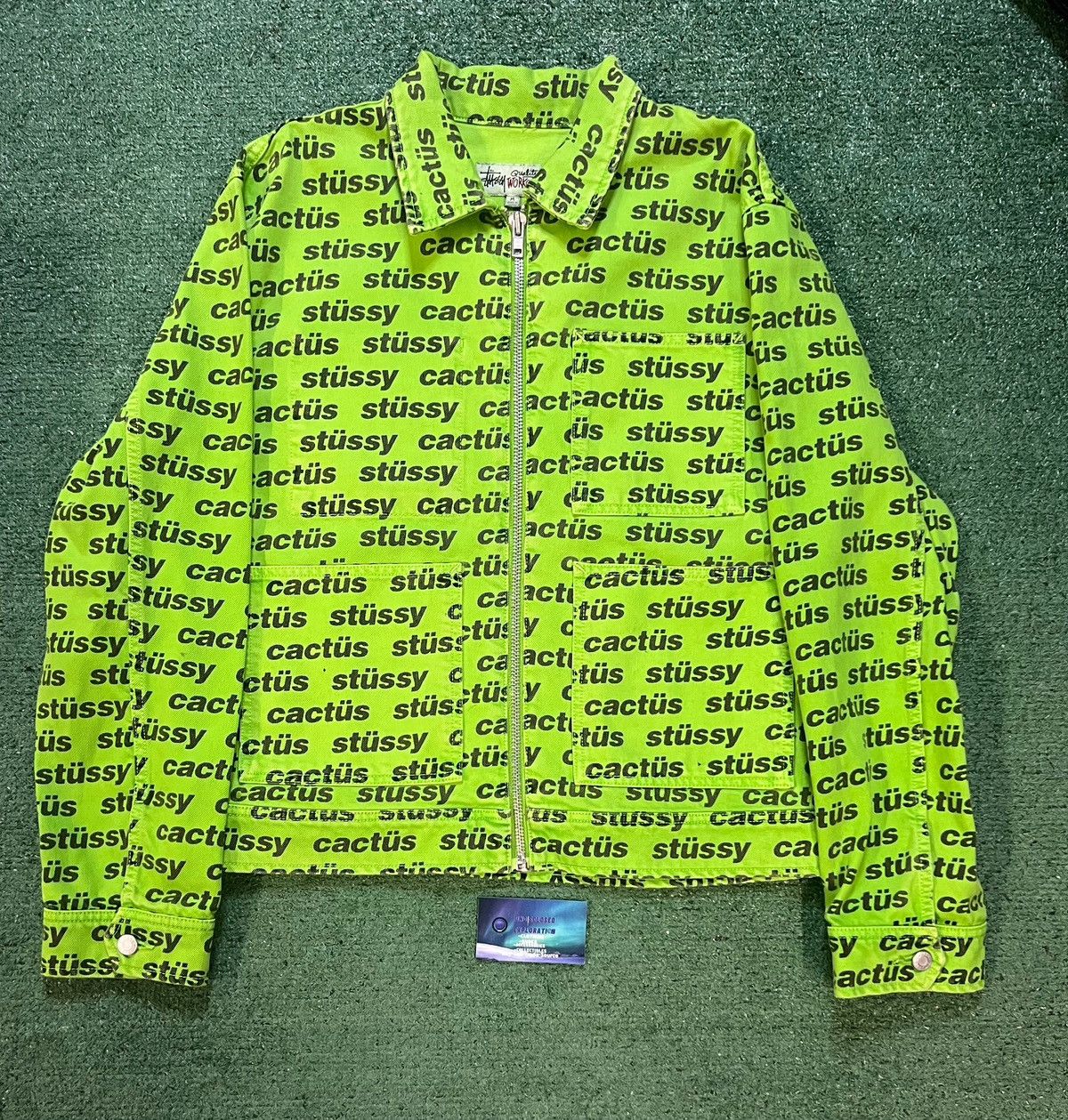 Green Stussy Work Jacket | Grailed
