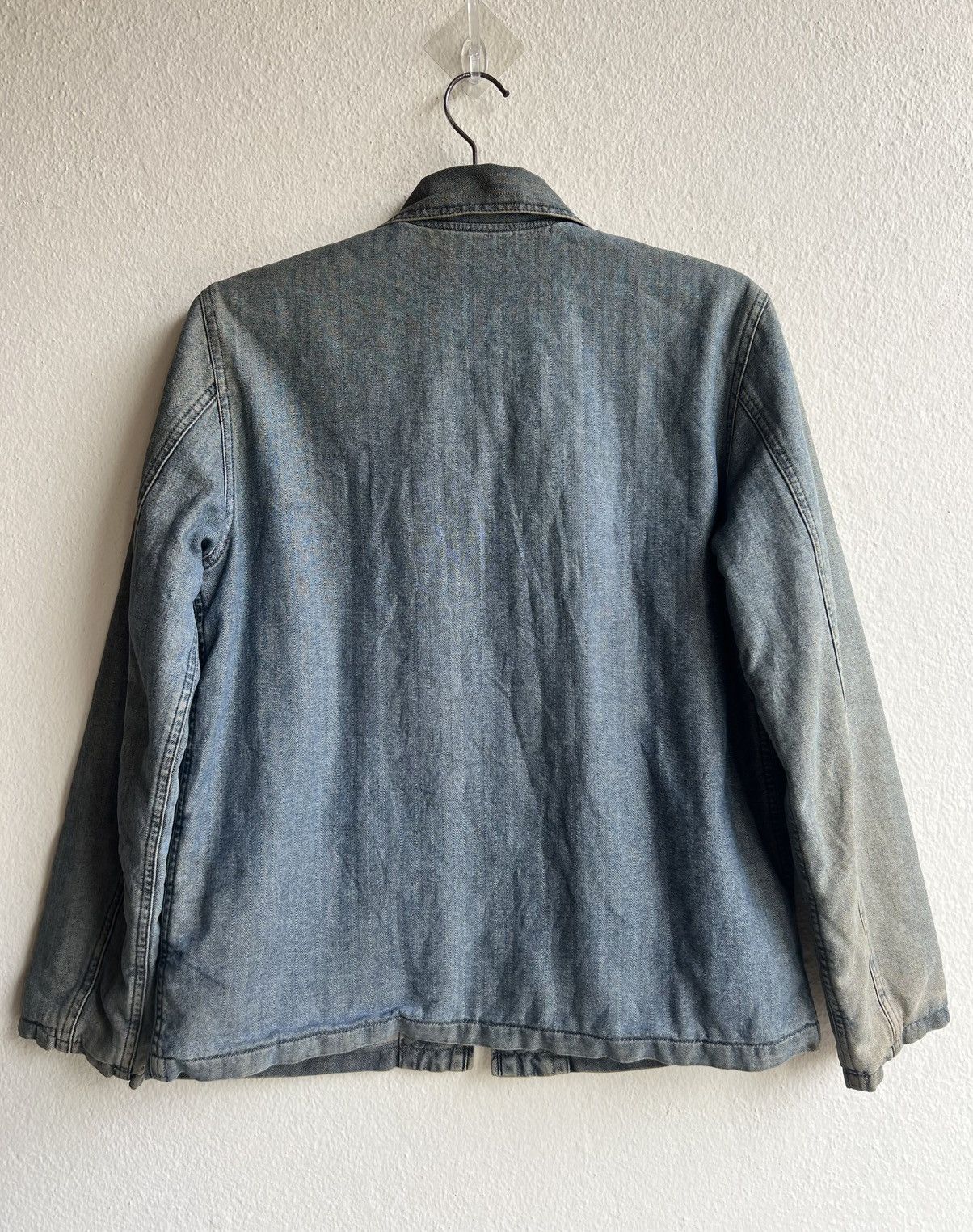 Full Count & Co. × Vintage Vintage Full Count Dirty Mud HBT Denim Jacket Lined Size US M / EU 48-50 / 2 - 2 Thumbnail