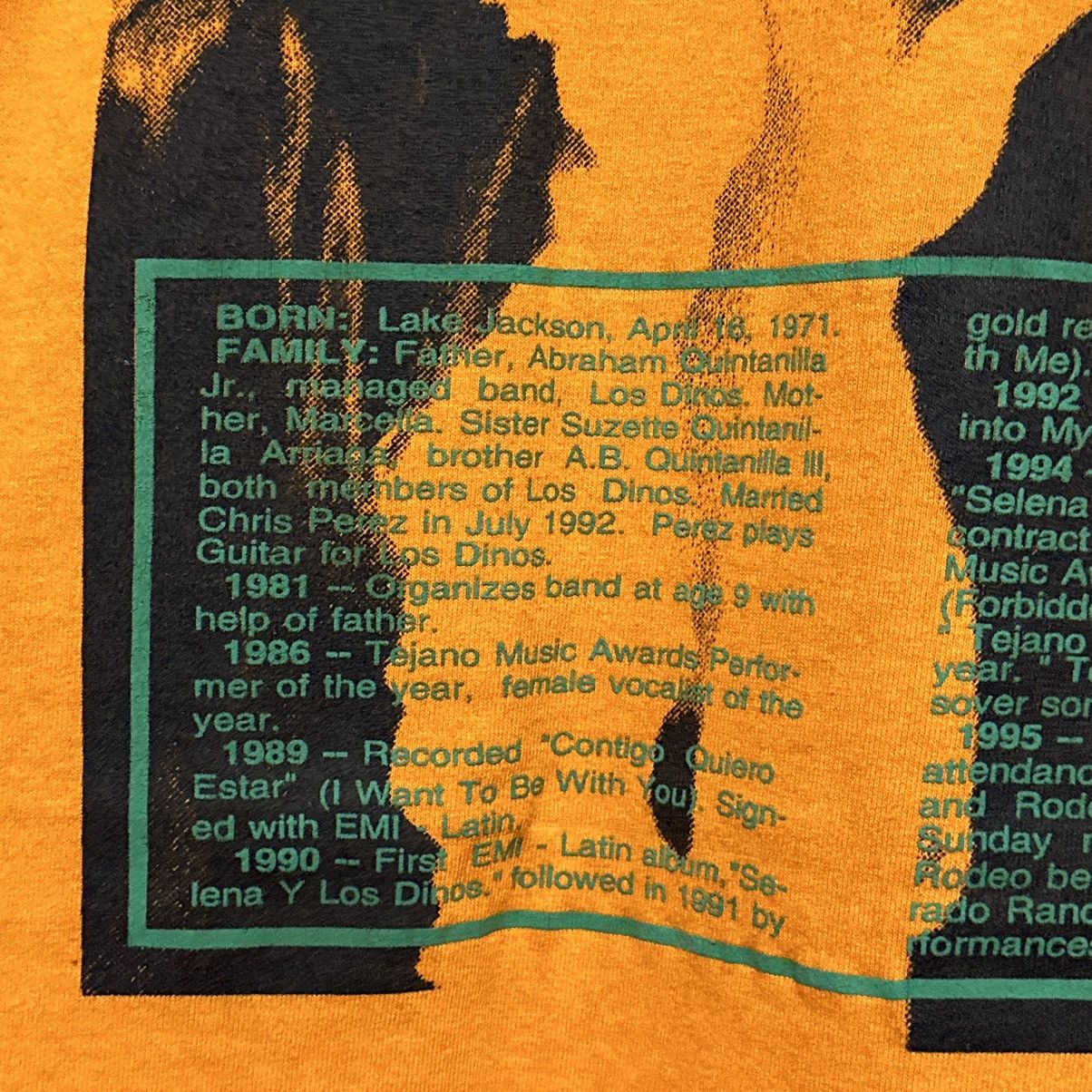 Rap Tees Vintage 90s Selena Quintanilla Memorial Graphic Tee XL Size US XL / EU 56 / 4 - 4 Thumbnail