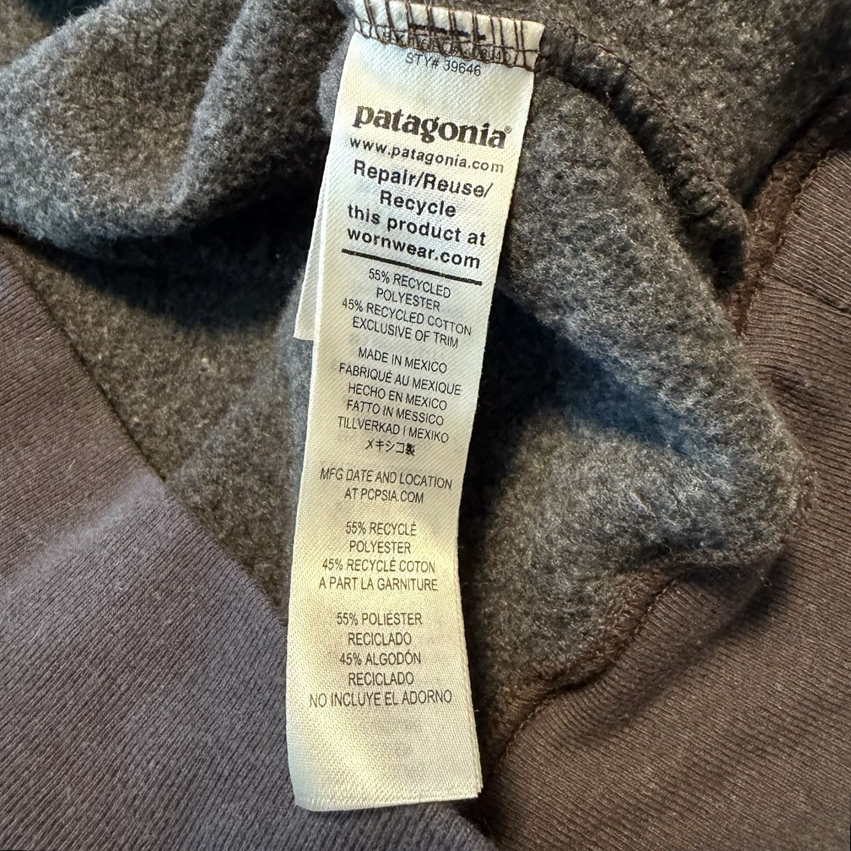 Patagonia Patagonia Ridge Rise Stripe Uprisal Crew Sweatshirt Pullover 39646 Womens Medium Size M / US 6-8 / IT 42-44 - 4 Thumbnail