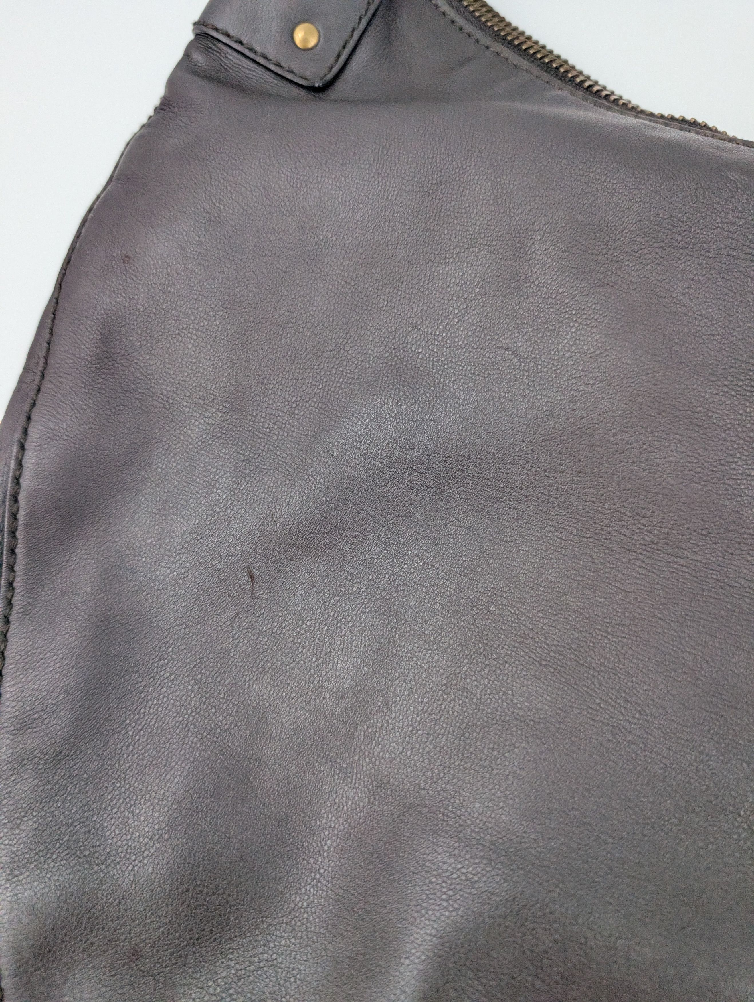Gucci Gucci Brown Lambskin Moon Hobo Shoulder Bag Size ONE SIZE - 5 Thumbnail
