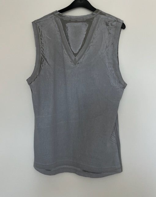 Alexander McQueen Alexander McQueen 2004 “Flaking-Paint” Archive Vest Gray Size US M / EU 48-50 / 2 - 3 Thumbnail