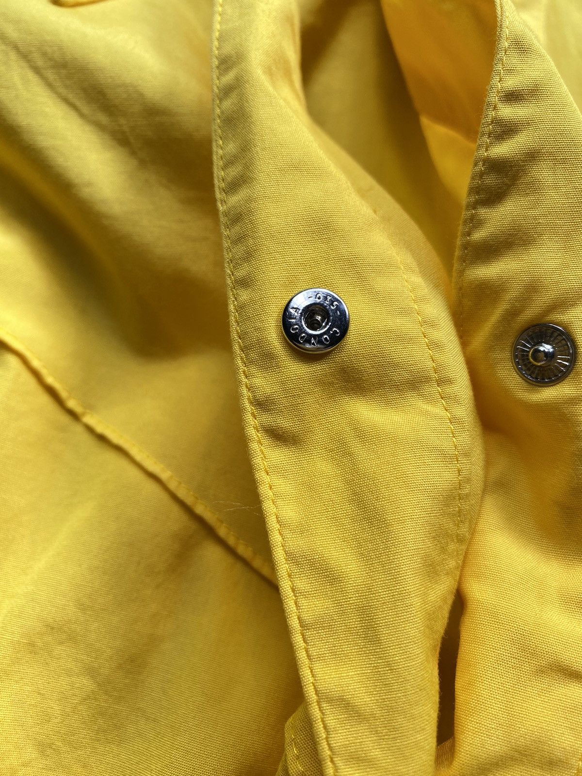 Mugler MUGLER Bright Yellow Long-Sleeve Snap-Button Collar Shirt Size M / US 6-8 / IT 42-44 - 10 Thumbnail