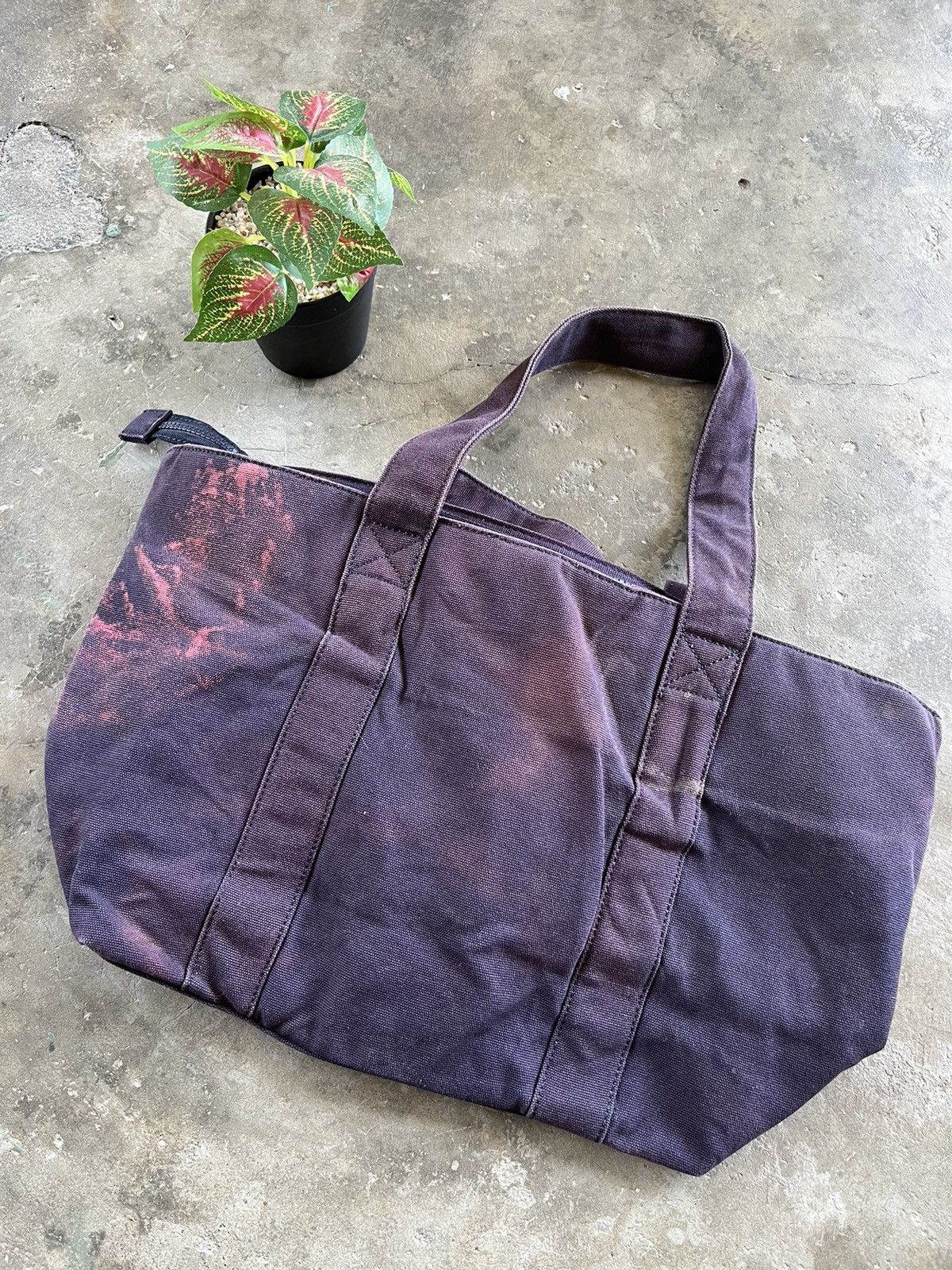 Tommy Hilfiger × Vintage 🔥Vintage Tommy Hilfiger Tote Bag Sun Faded Size ONE SIZE - 2 Thumbnail