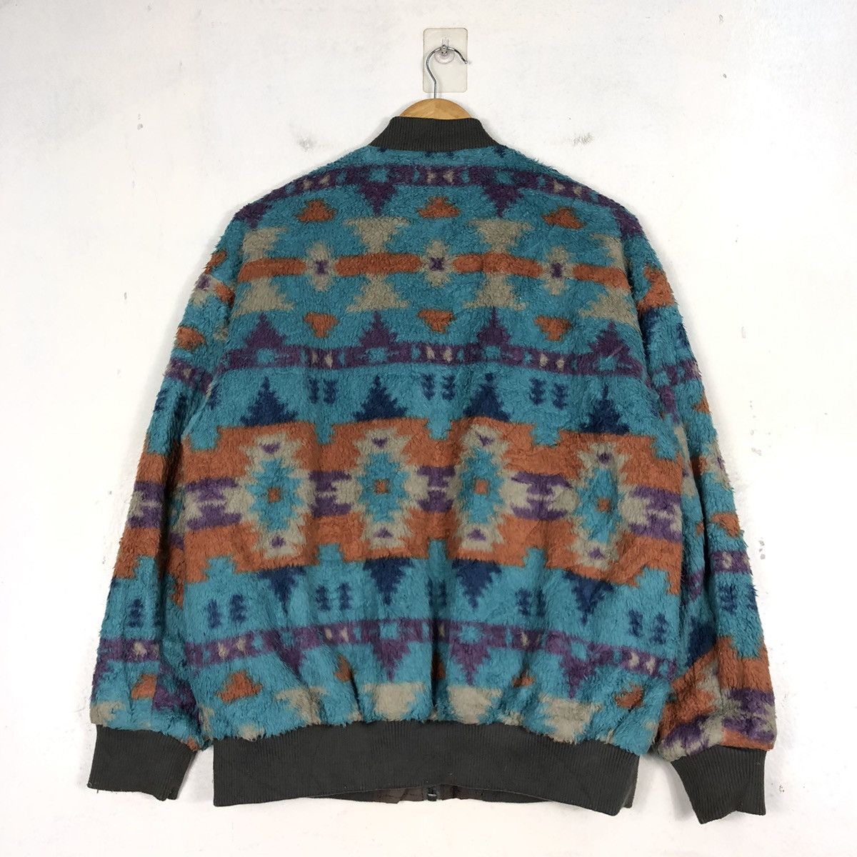 Native × Vintage Titicaca Native Riversible Navajo Bombers Jacket Size US M / EU 48-50 / 2 - 15 Thumbnail