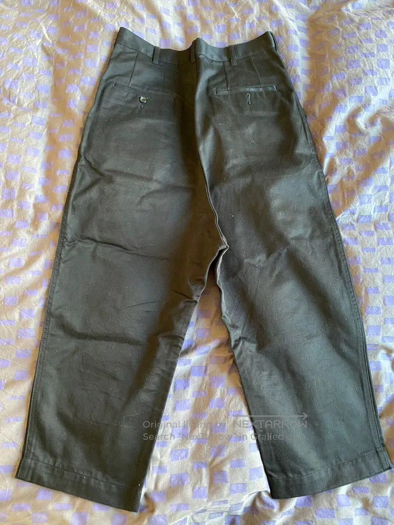 Comme des Garcons CDG Homme Low-Rise Wide-Leg Pants. Size US 32 / EU 48 - 5 Thumbnail