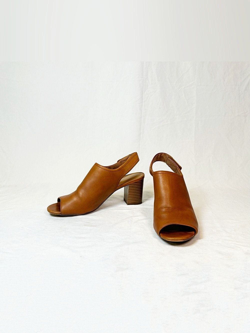 Clarks Clarks Deva Jayleen English Tan Leather Slingback Sandals Size US 9.5 / IT 39.5 - 2 Thumbnail